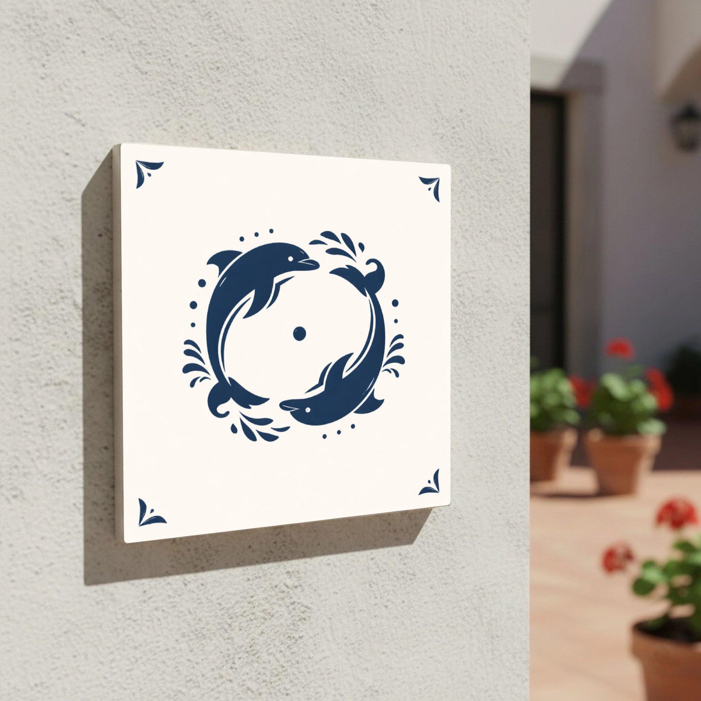 Azulejo Amalfi Dolphin