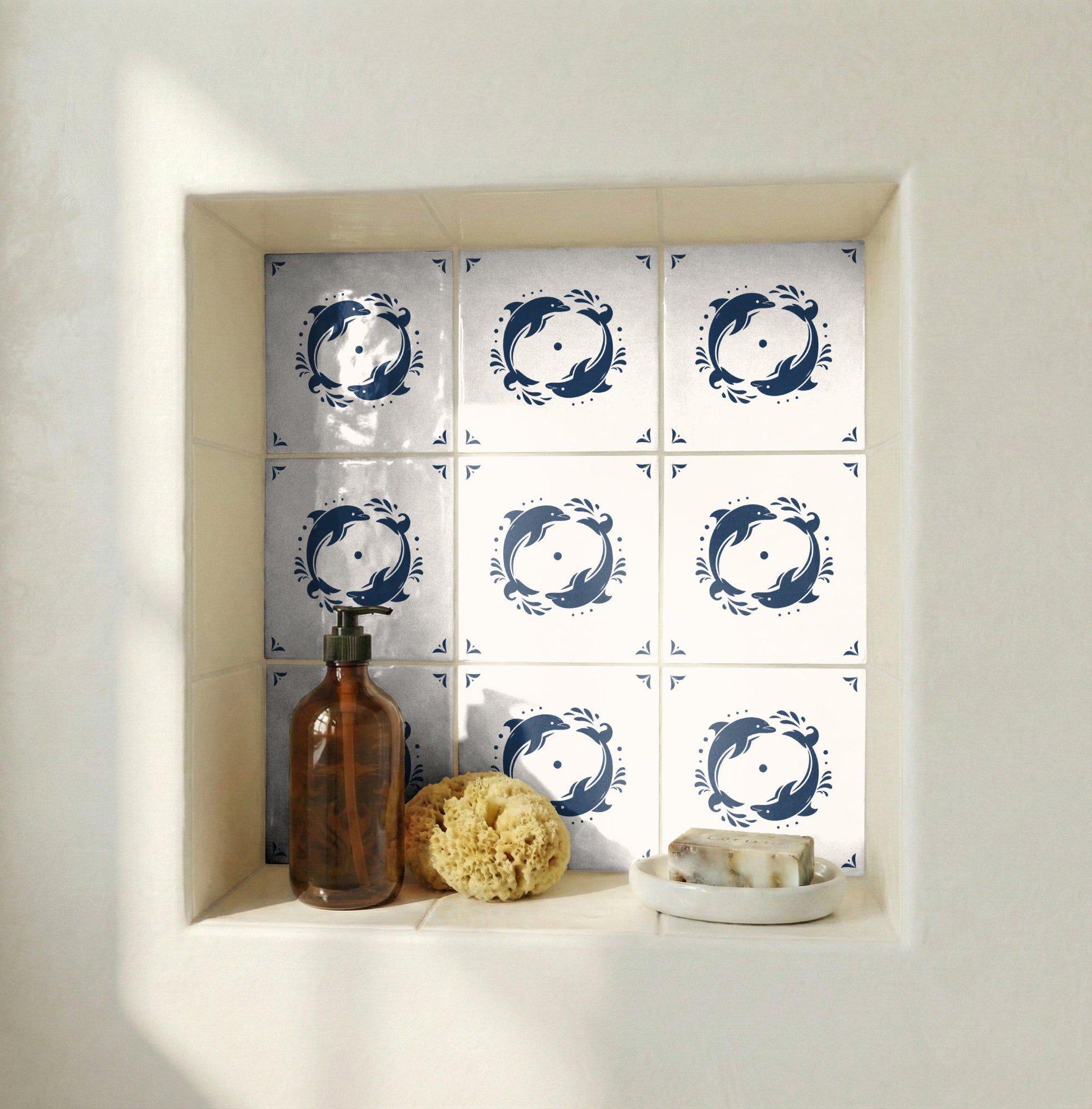 Azulejo Amalfi Dolphin