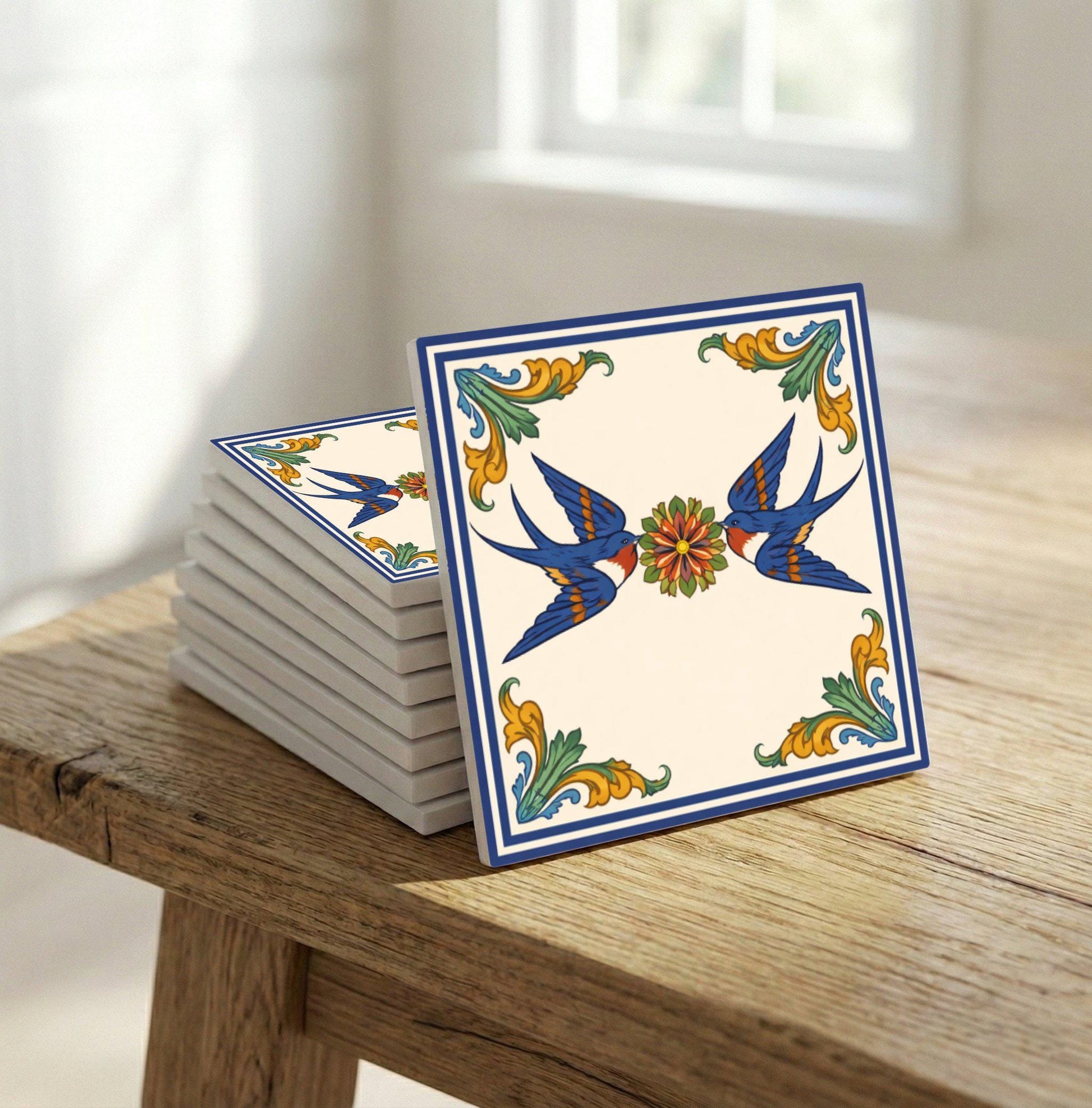 Azulejo De la Reina Swallow de Talavera