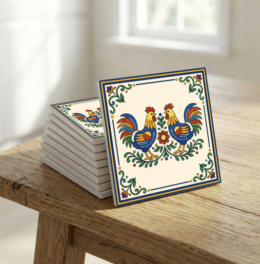 Azulejo Vietri sul Mare gallo