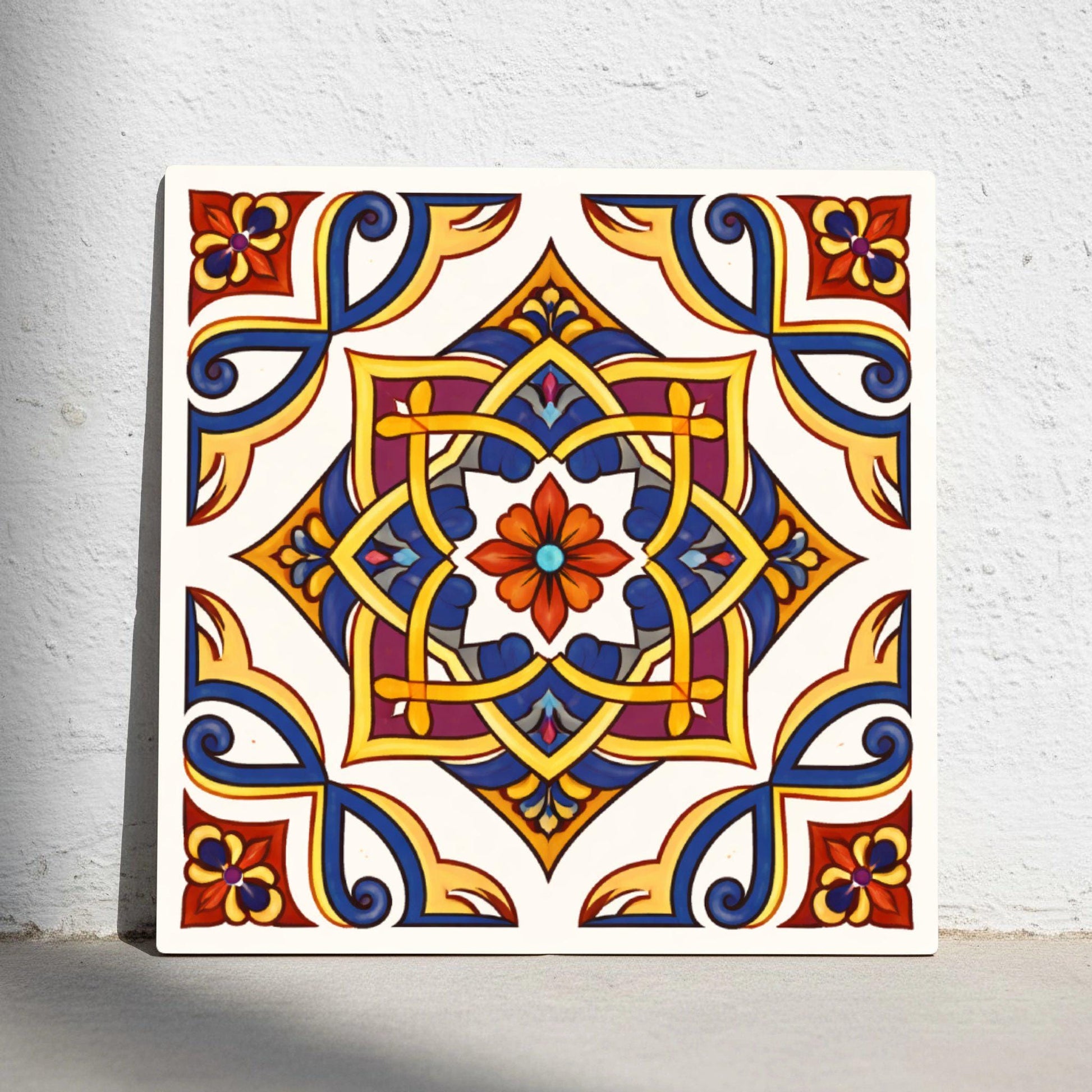 Majolika von Traditionelles Erbe · Keramik-Wandfliese — Modernes geometrisches Design