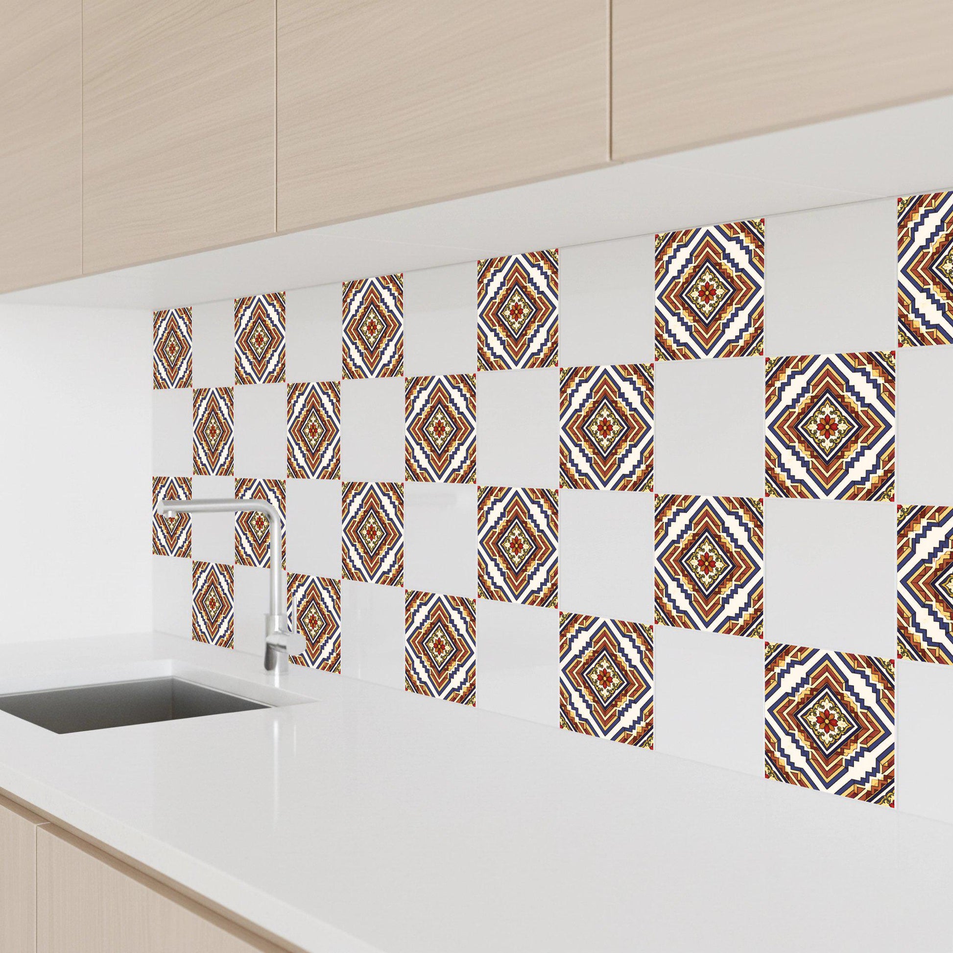 Sahara di Eredità Tradizionale · Mattonella — Decoro Geometrico Contemporaneo
