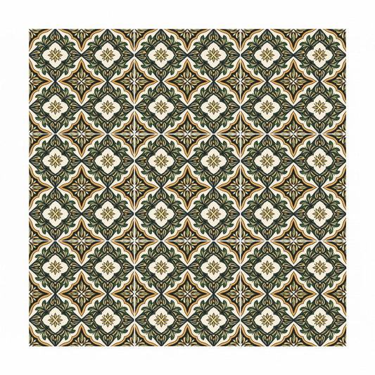 Azulejo Olivo Grove de herencia tradicional