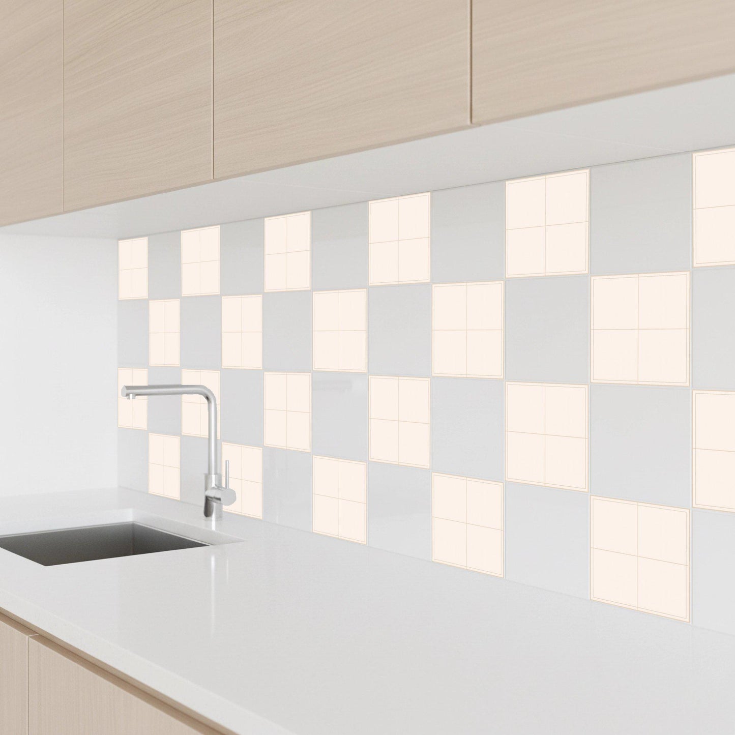 Mediterranean Minimalist · Ceramic Wall Tile — Coastal Mediterranean Décor