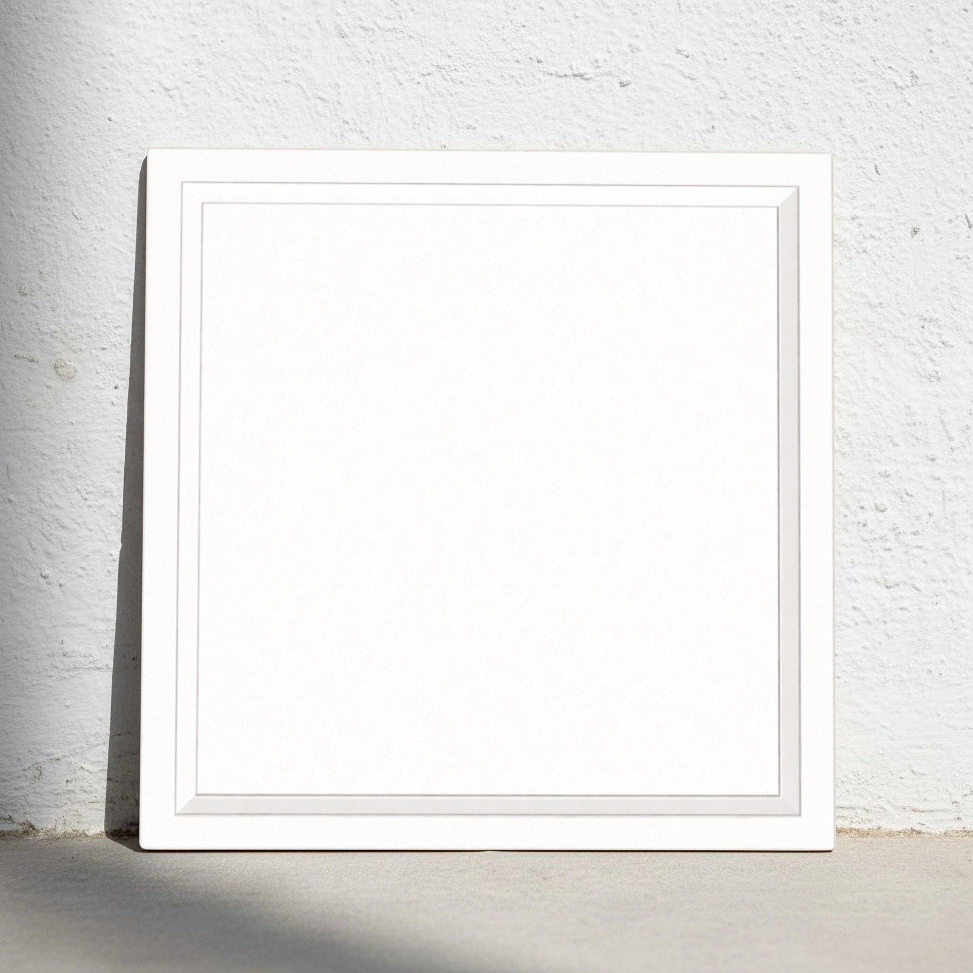 White Architectural Frame — Timeless Decorative Design Decorative Tile