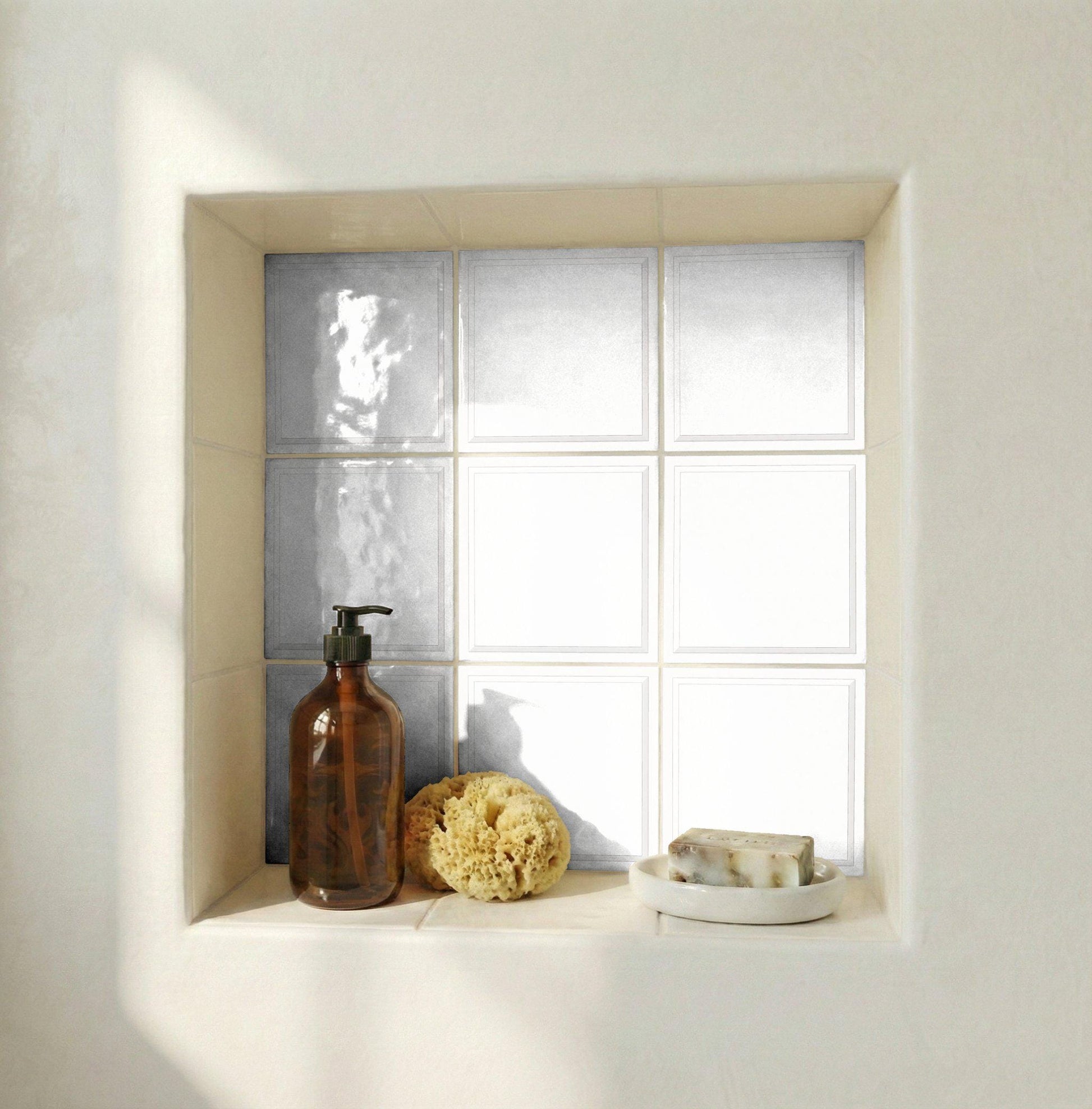 White Architectural Frame — Timeless Decorative Design Decorative Tile