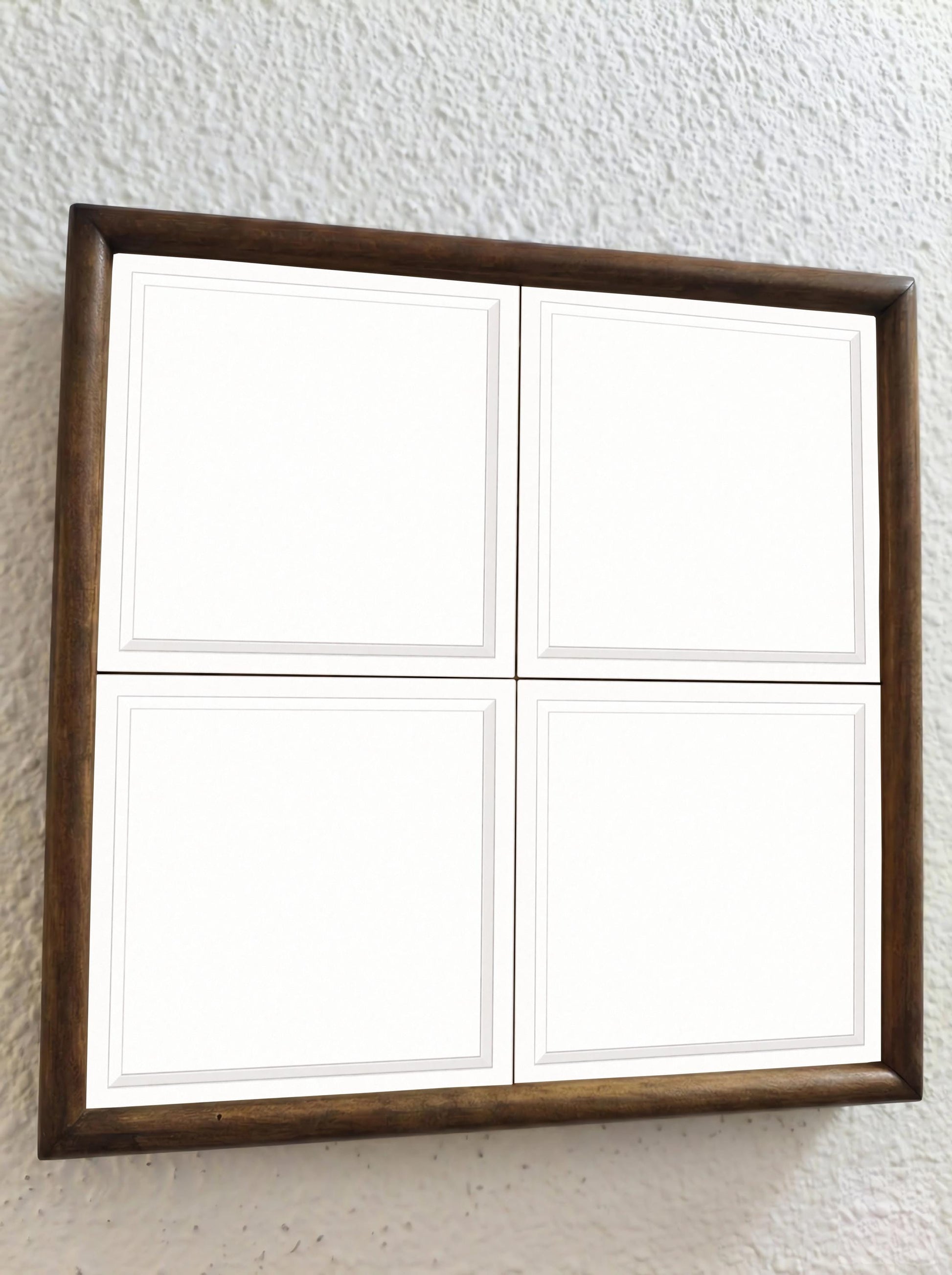 White Architectural Frame — Timeless Decorative Design Decorative Tile