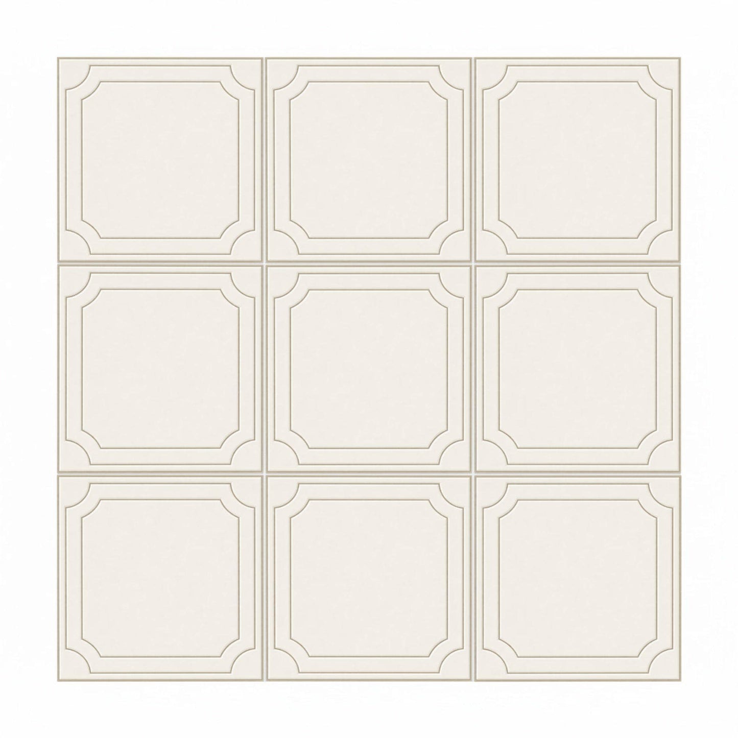 Ceramic Tile Suave marfil arquitectónico — Vintage-Style Ornament