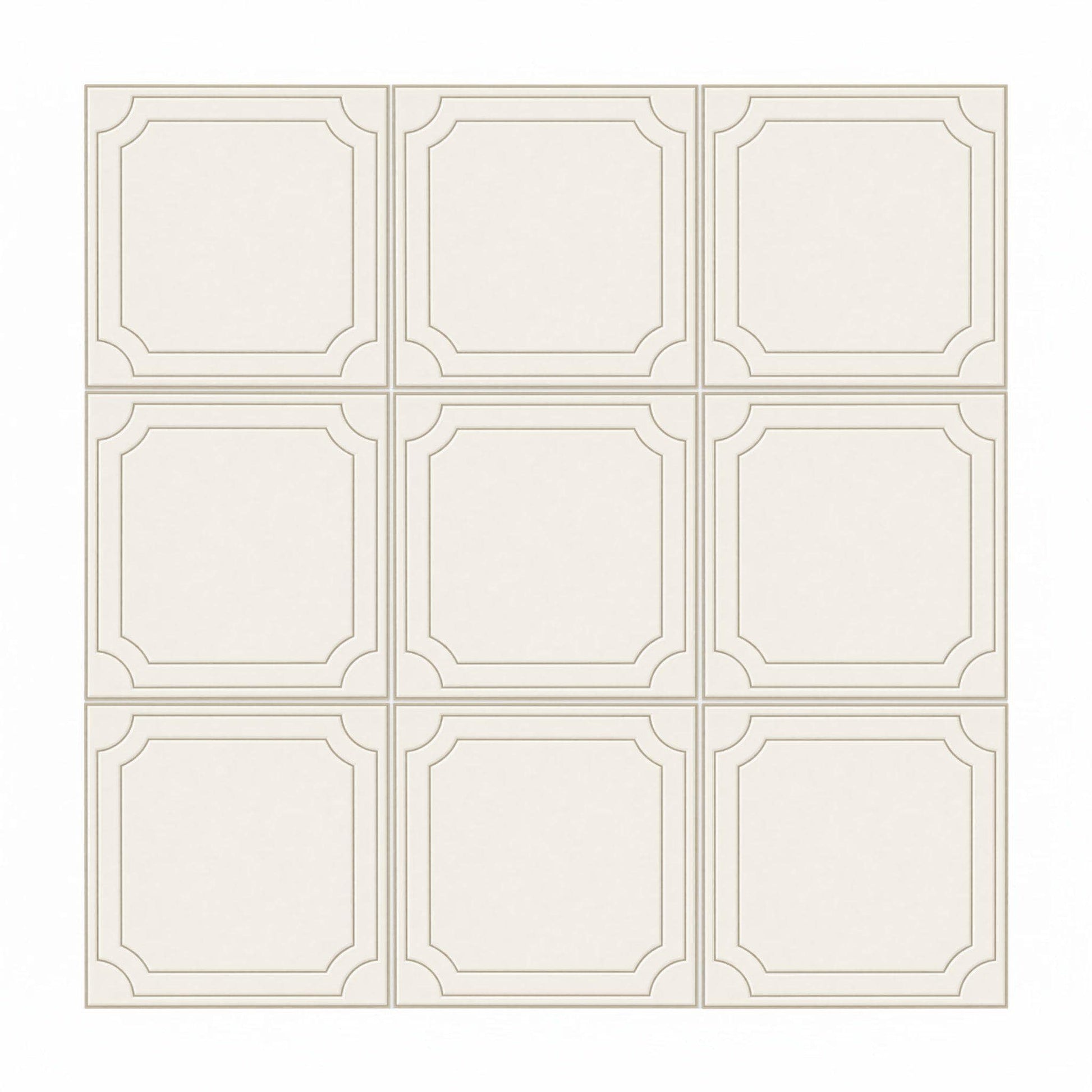 Ceramic Tile Suave marfil arquitectónico — Vintage-Style Ornament