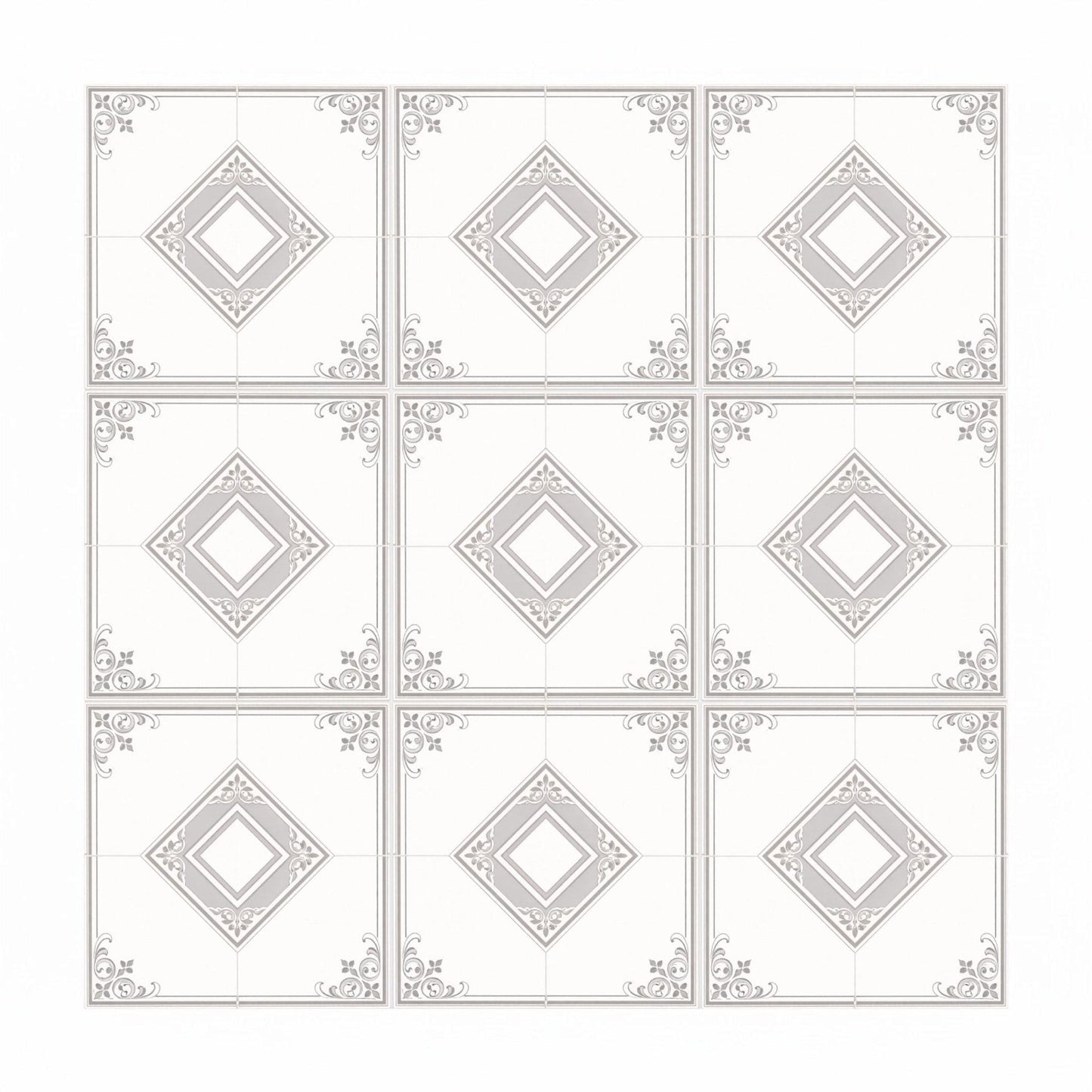 Azulejo-Fliese Parisian Klassisch — Dekoratives Traditionsmuster