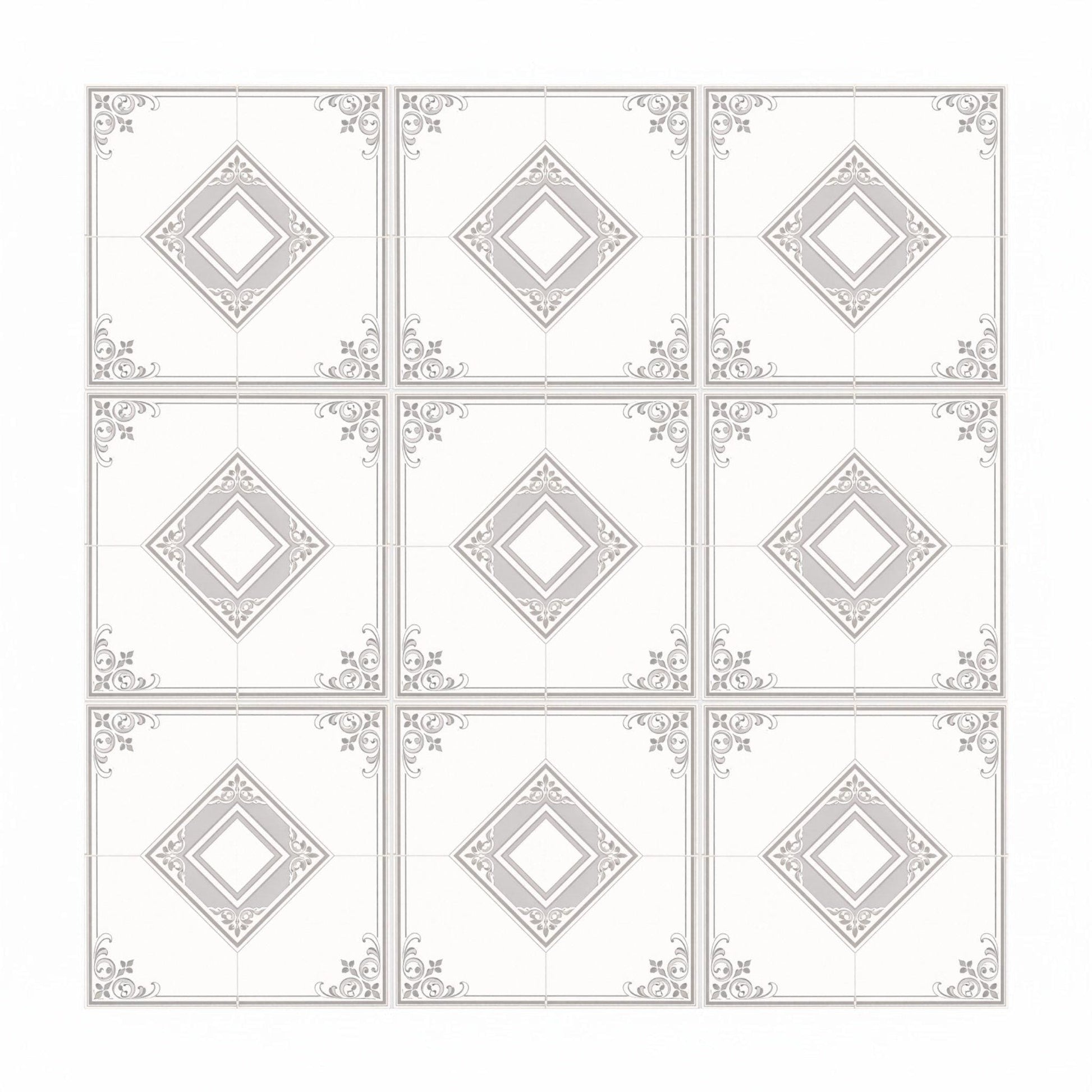 Azulejo-Fliese Parisian Klassisch — Dekoratives Traditionsmuster