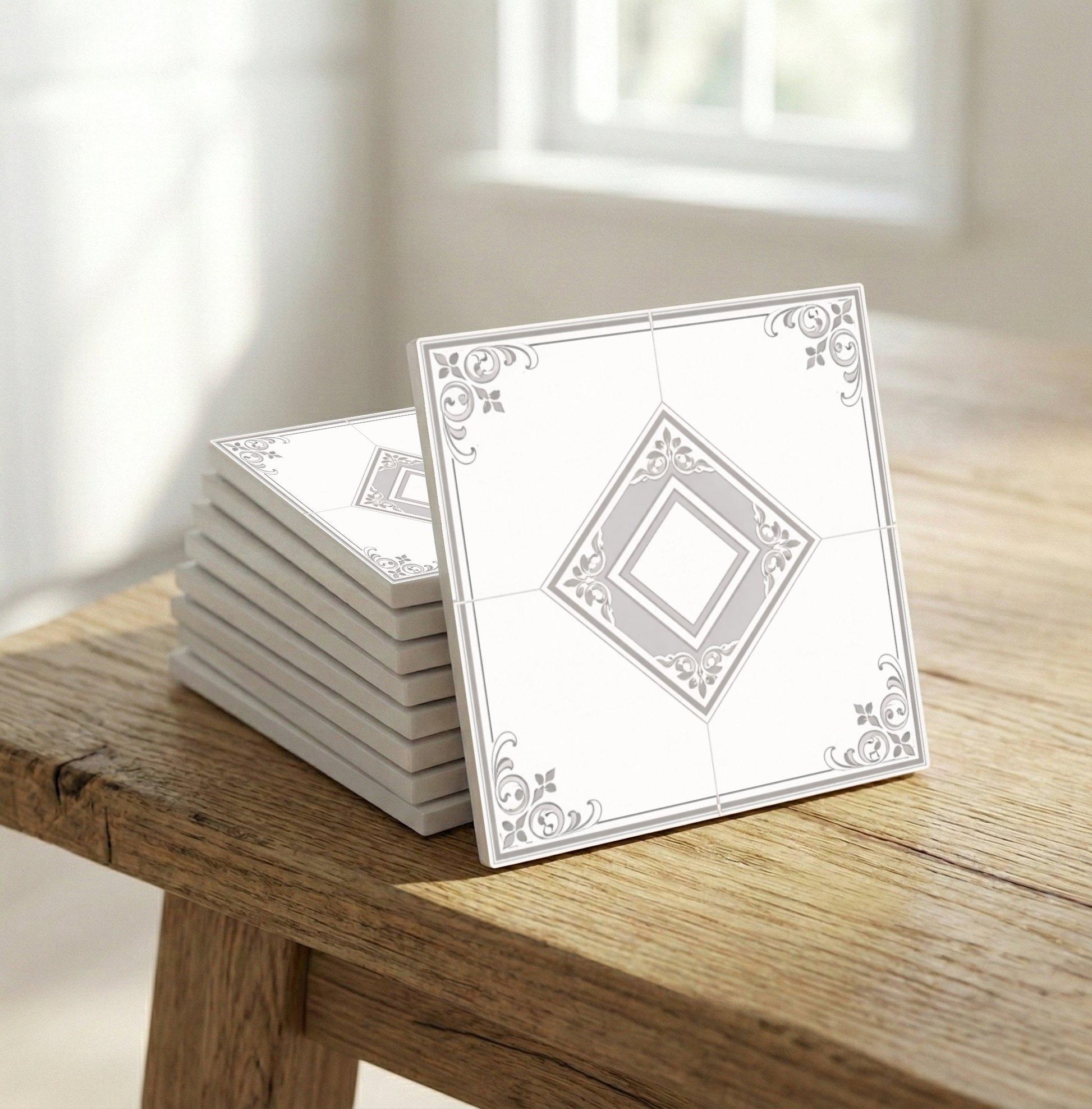 Azulejo-Fliese Parisian Klassisch — Dekoratives Traditionsmuster