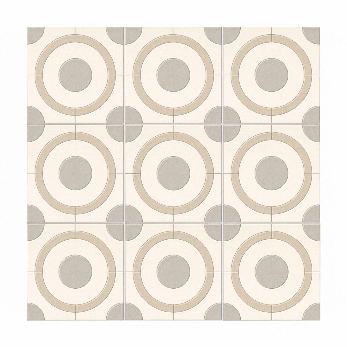 Azulejo Kyoto Zen Cercle — Géométrie aux Lignes Précises