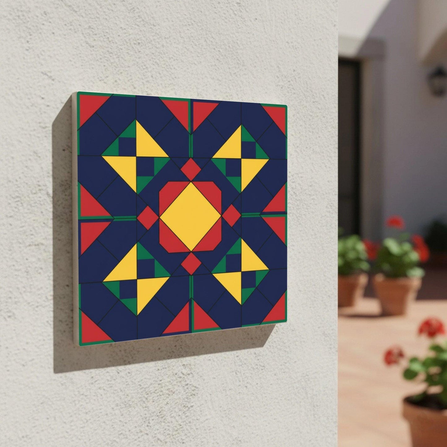 Ceramic Tile Bauhaus Geometry — Modern Geometric Design