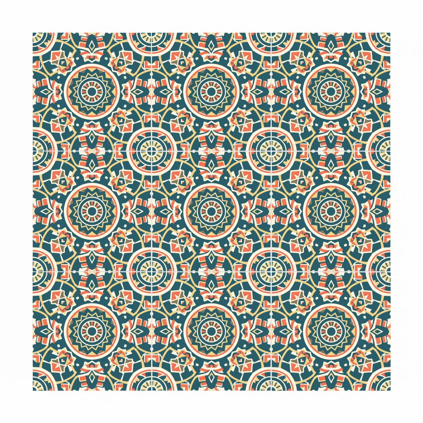 Azulejo Maya sol Mandala