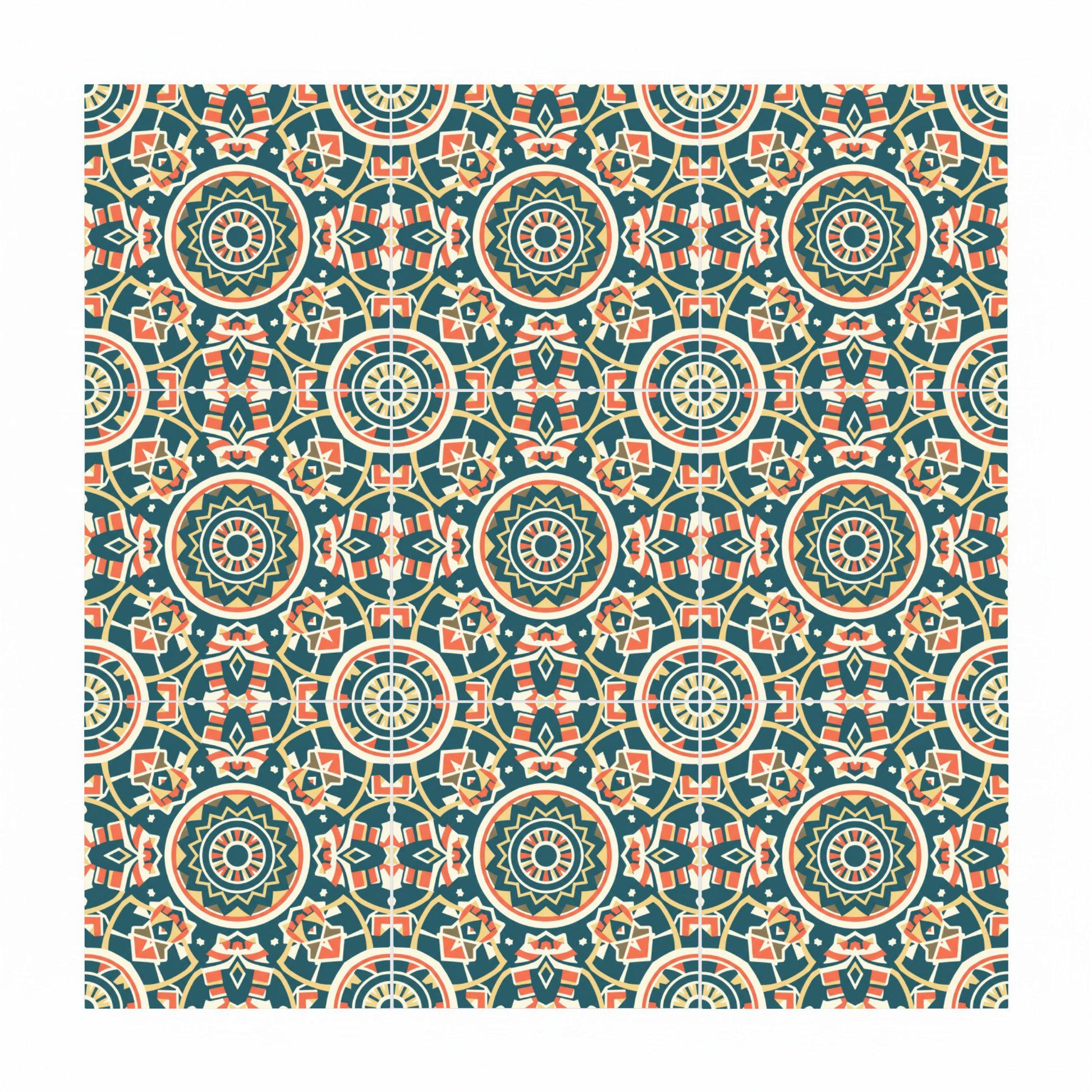 Azulejo Maya sol Mandala