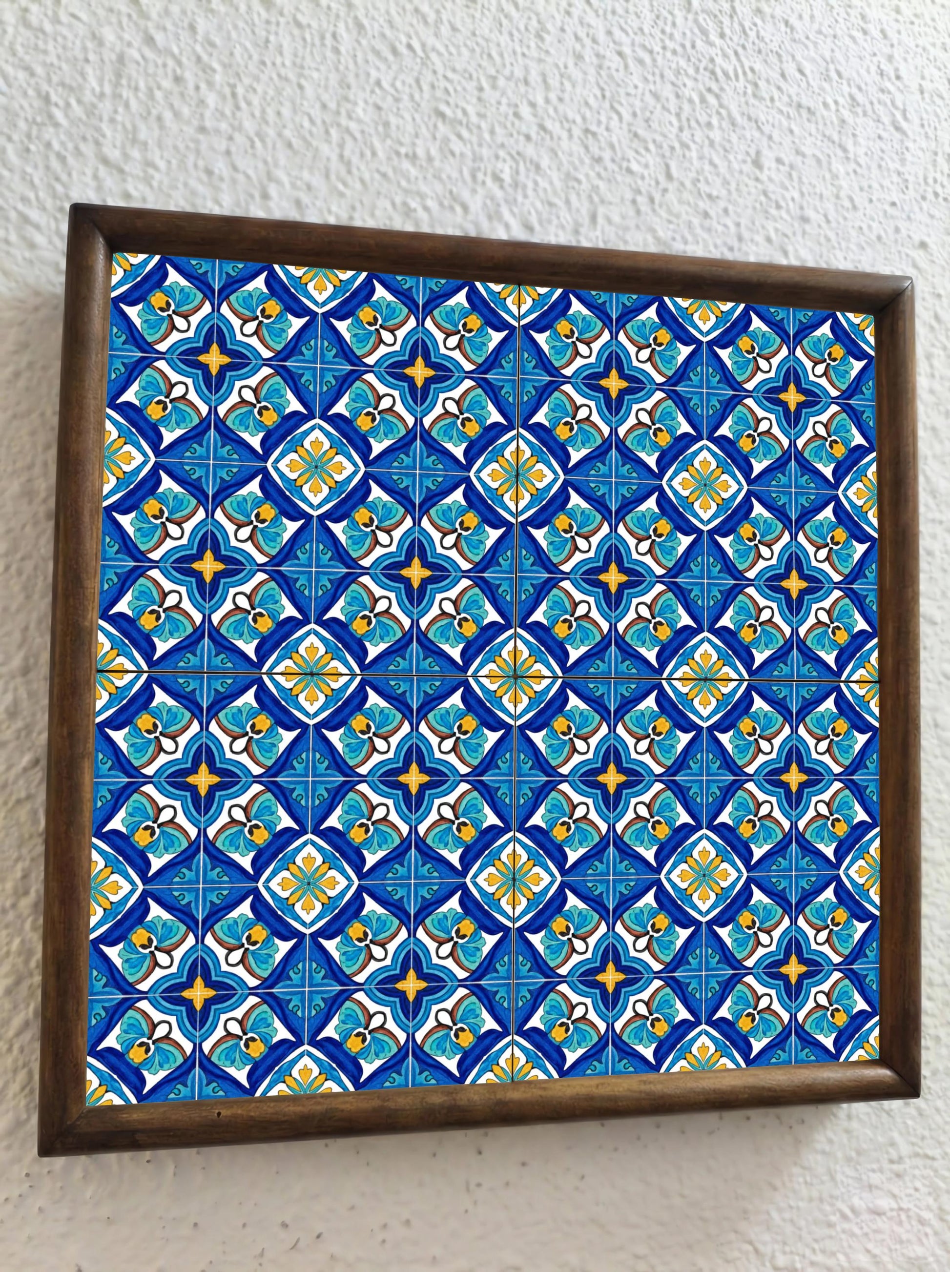 Butterfly Talavera — Piastrella in Ceramica, Mattonella Folk Messicana