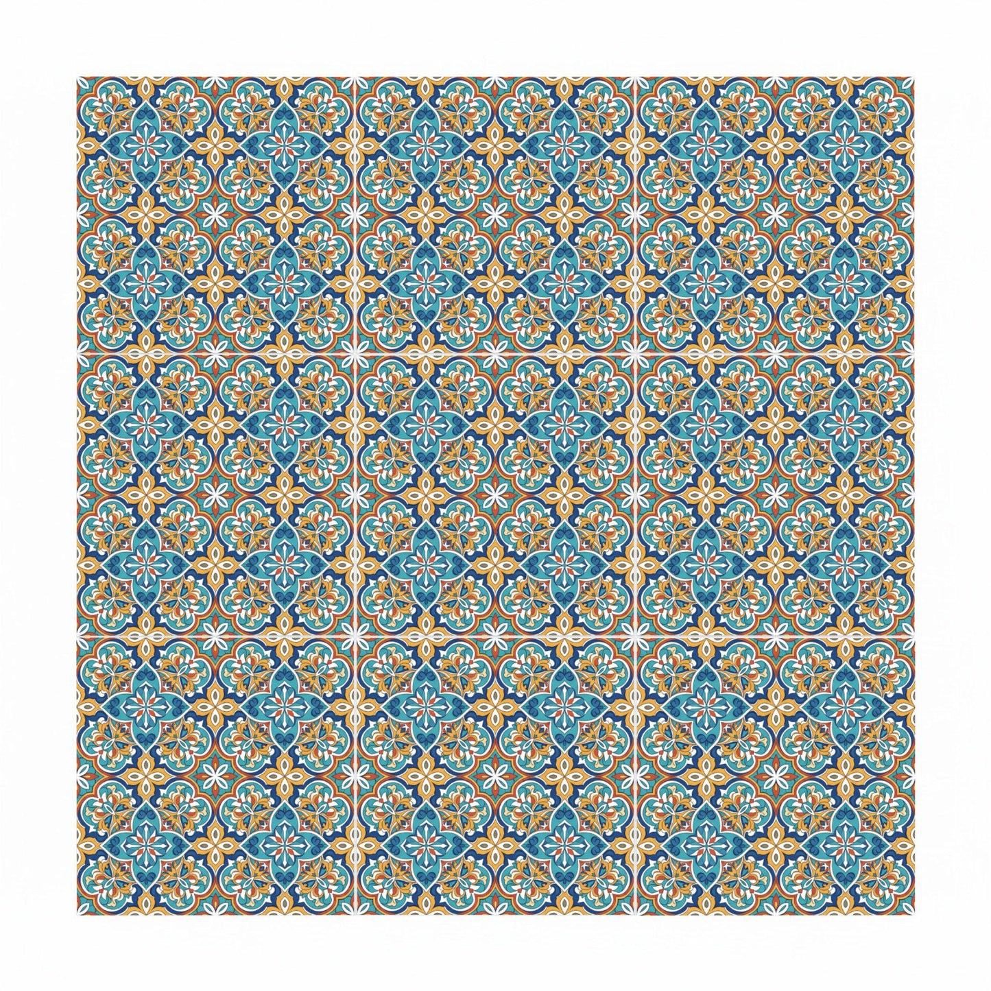 Azulejo Floral medallón andaluz