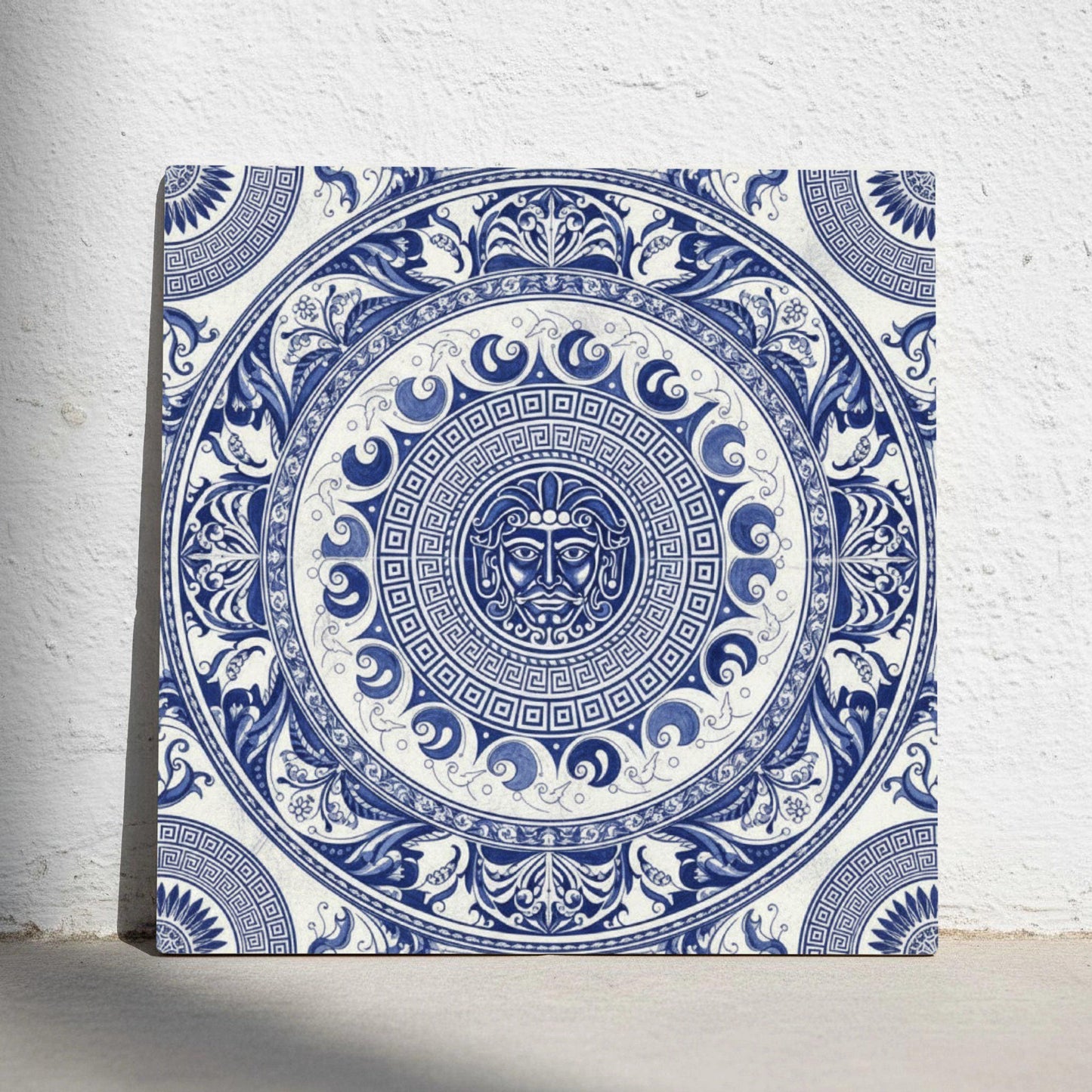 Azulejo Andean sol medallón