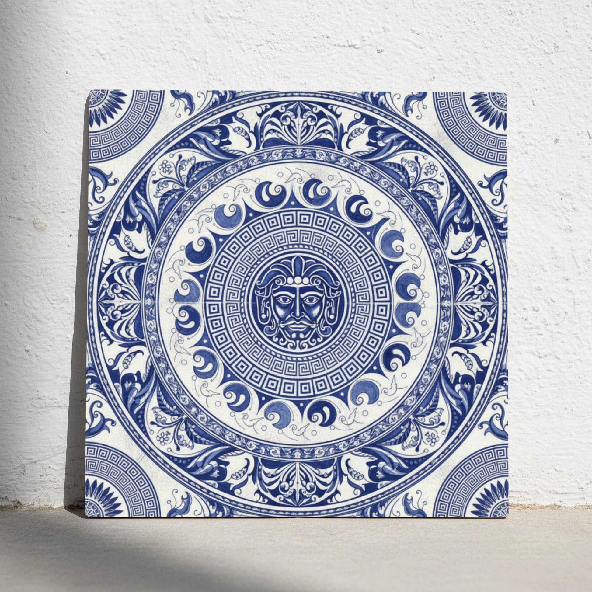 Azulejo Andean sol medallón