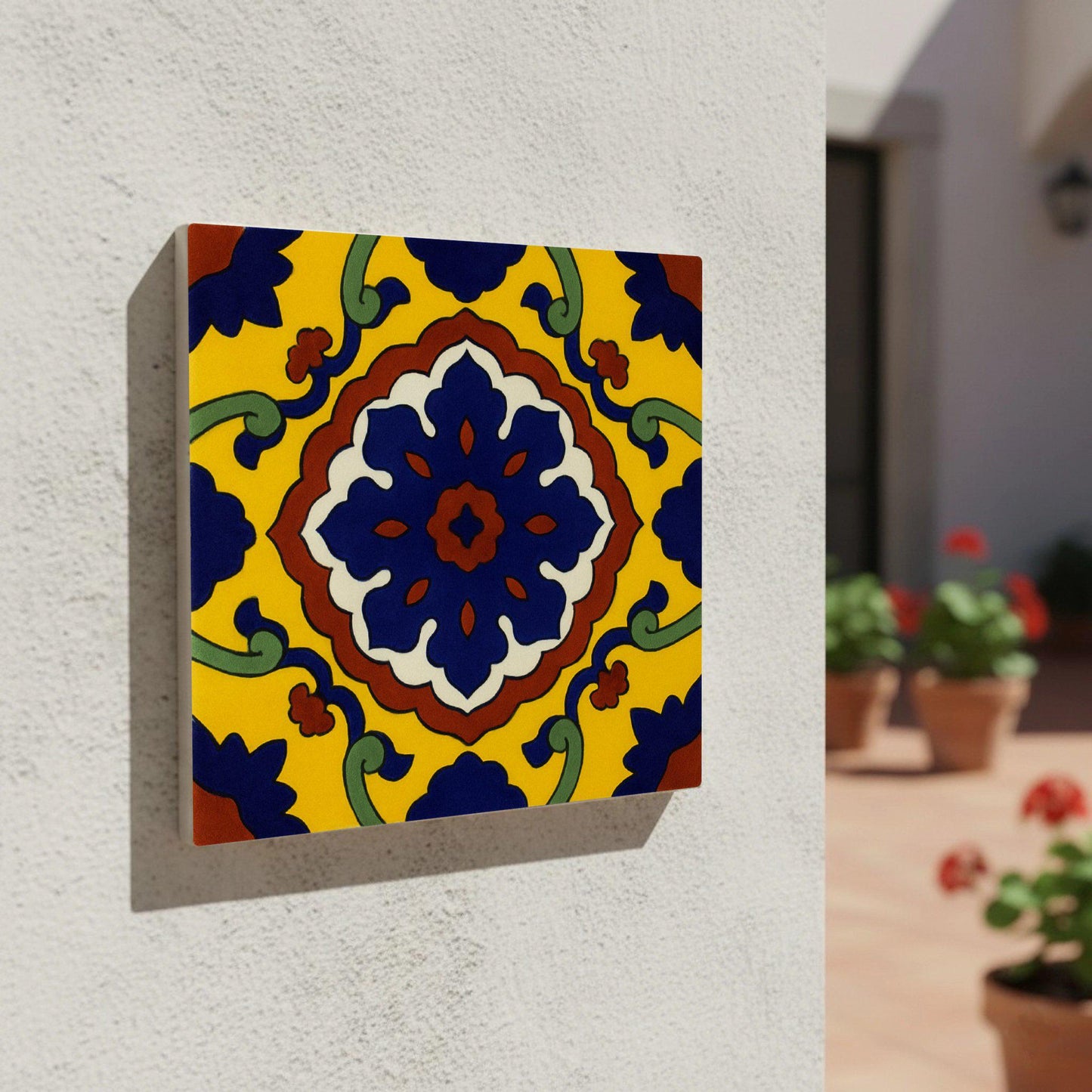 Fliese Mexikanische Talavera · Talavera-Volkskunst-Farben