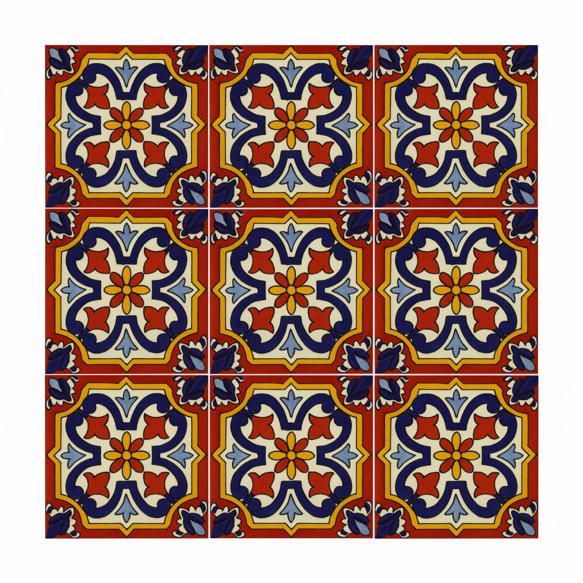 Azulejo Talavera Mexicaine — Style Talavera Mexicaine