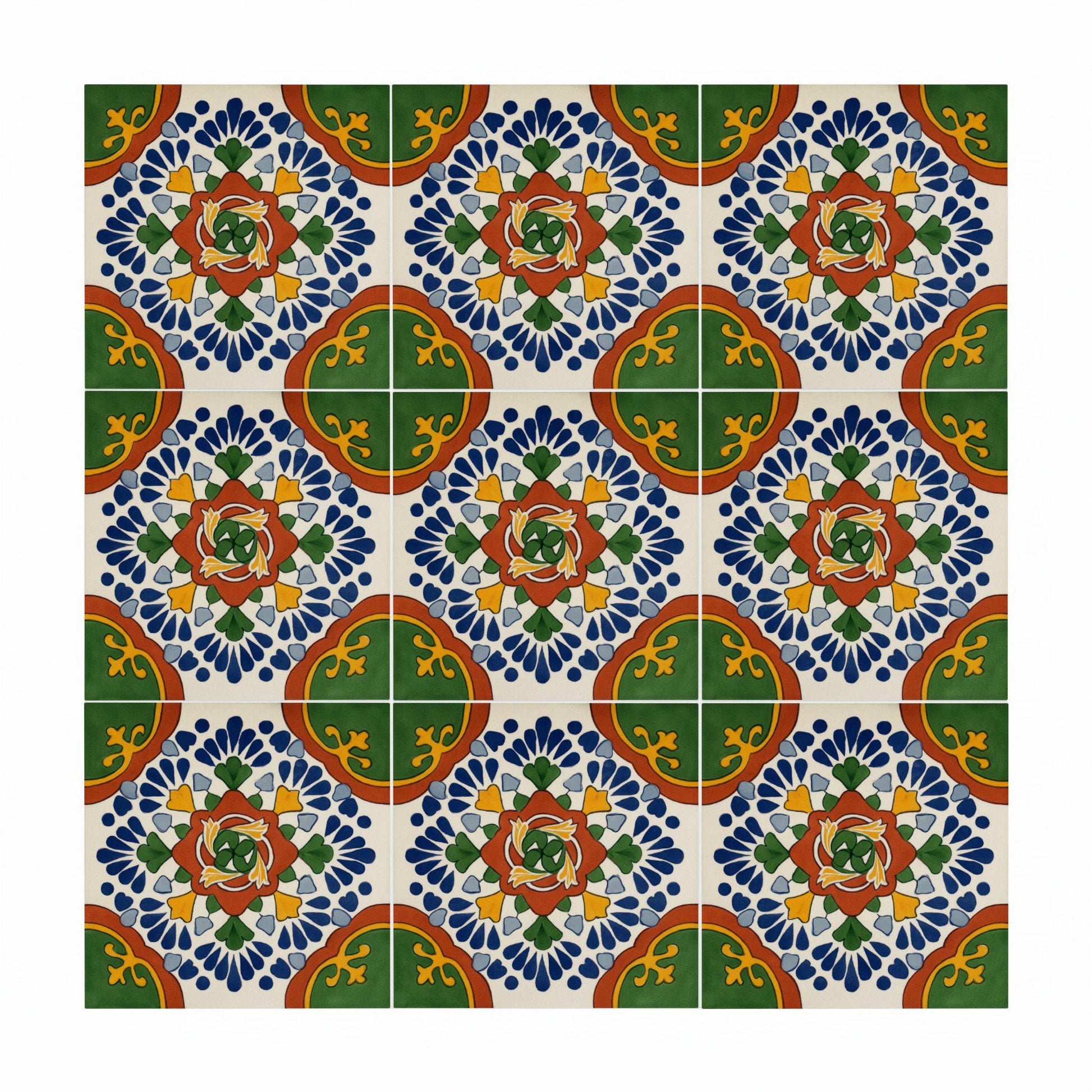 Ceramic Tile Mexican Talavera — Mexican Talavera Style