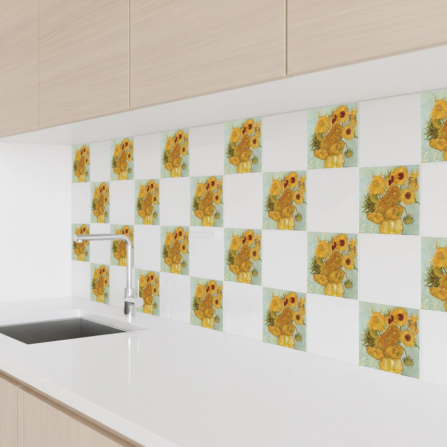 Sunflowers — Museum Masterpiece Tile Decorative Tile