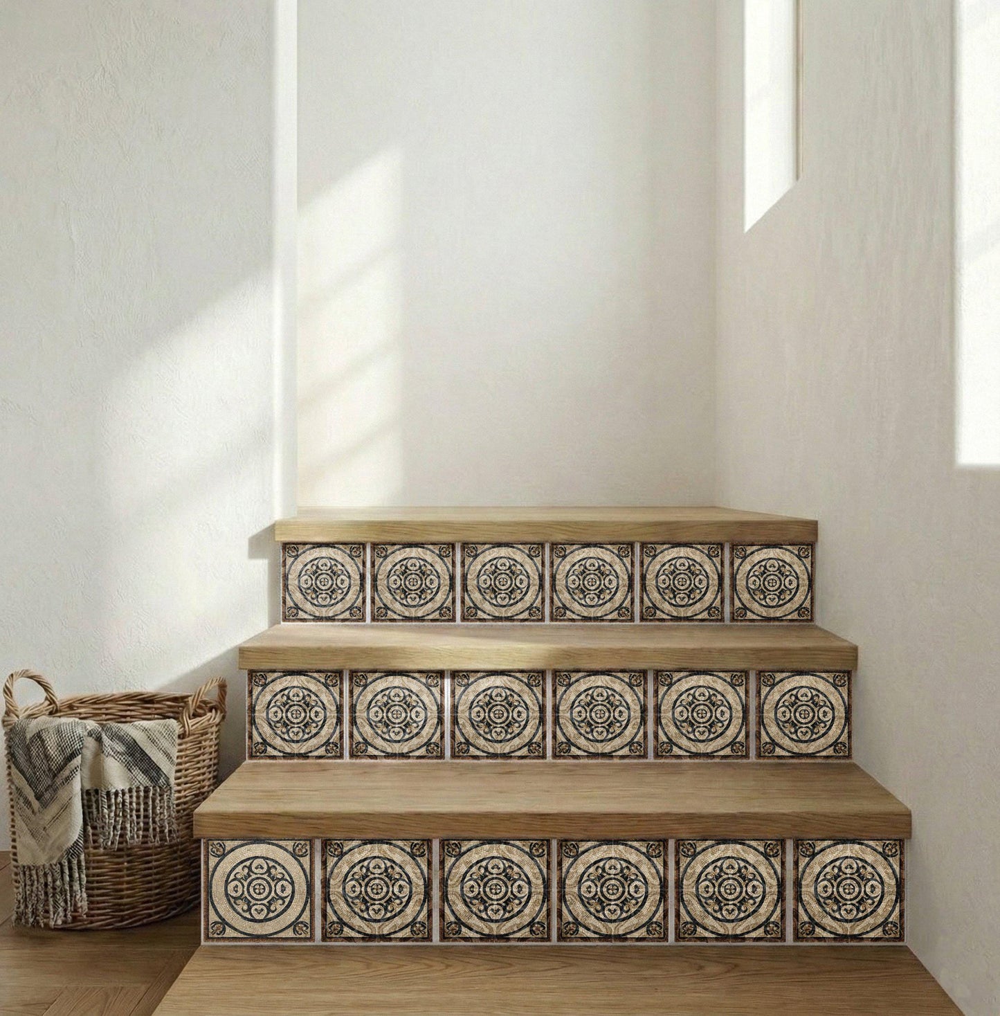 Azulejo-Fliese Römisch Mosaik Stil — Modernes geometrisches Design