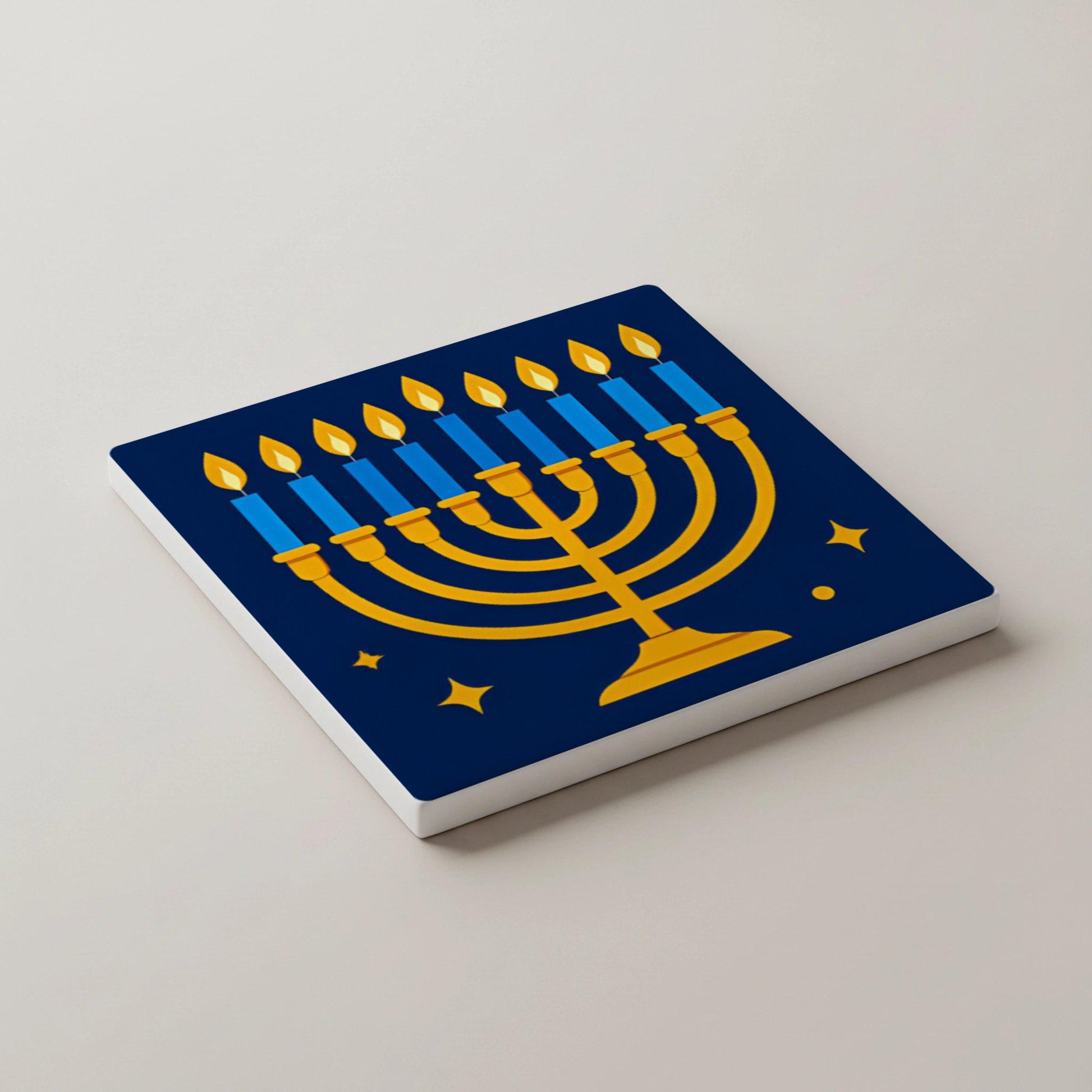 Dessous de Verre Pour Hanukkah — Dessous de Verre à Motifs Modernes