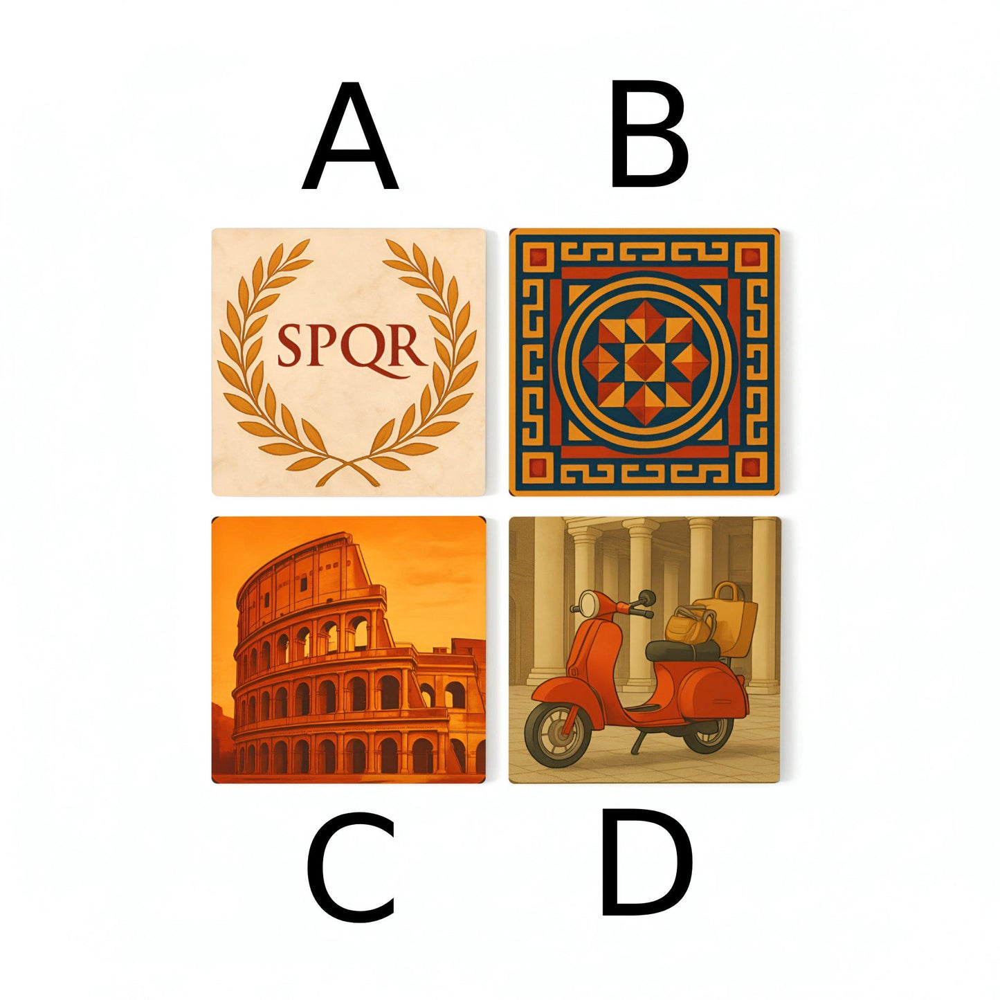 Posavasos Roma
