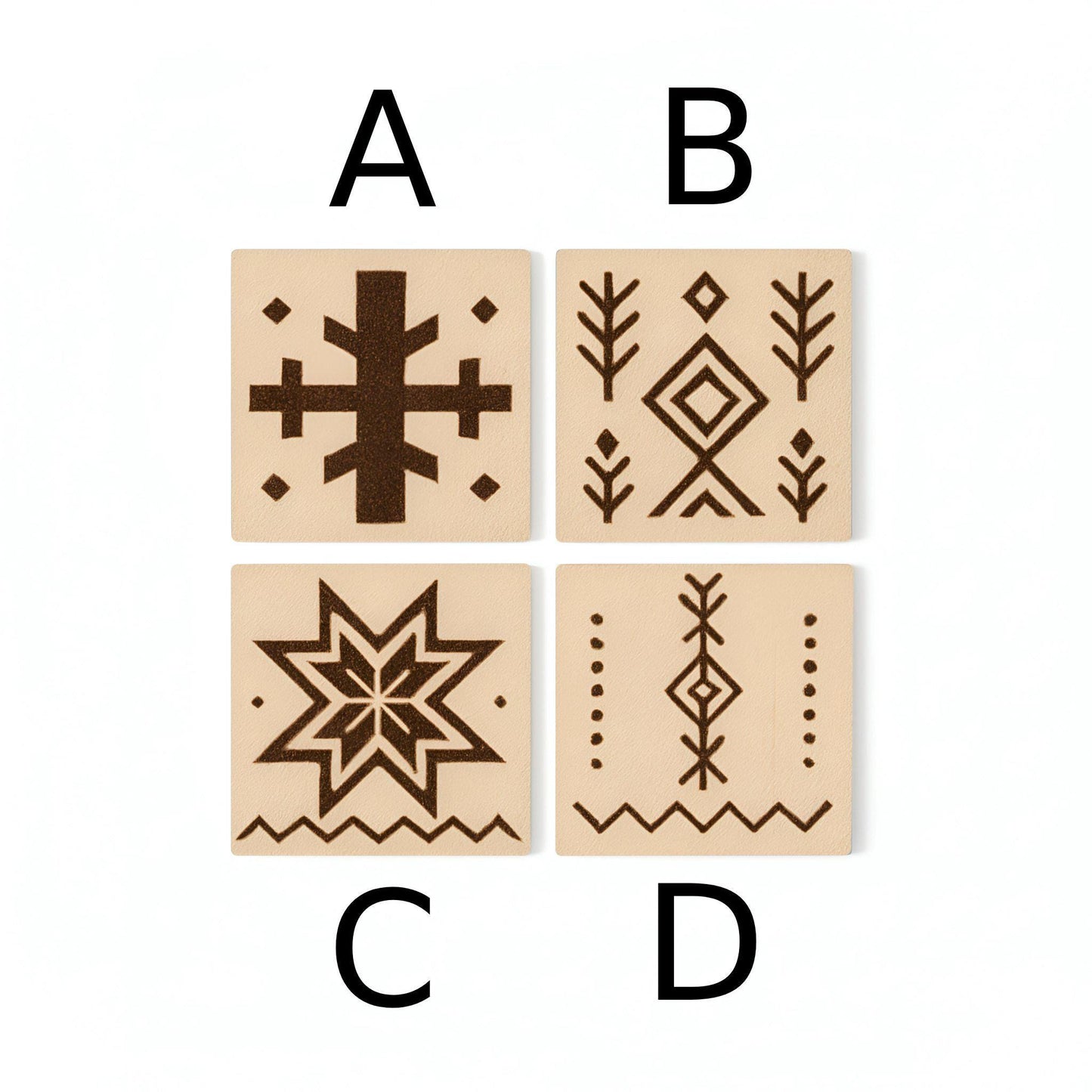 Sottobicchieri Runas nórdicas — Set da Tavola per Amanti del Design