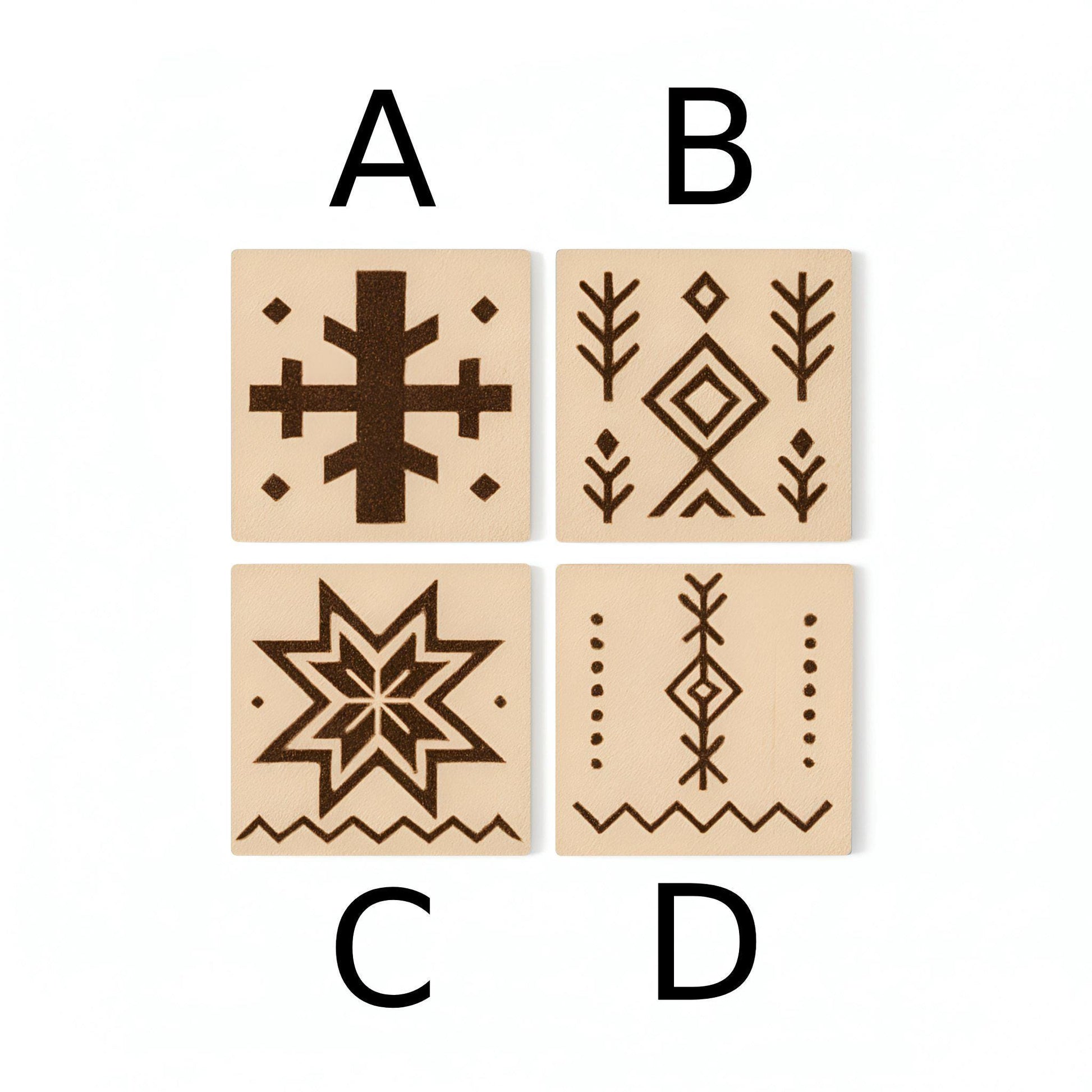 Sottobicchieri Runas nórdicas — Set da Tavola per Amanti del Design