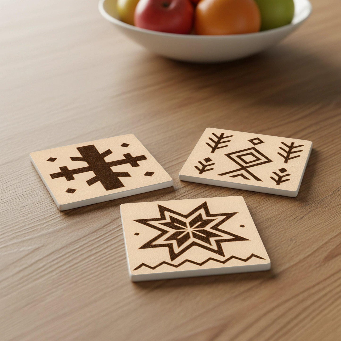 Sottobicchieri Runas nórdicas — Set da Tavola per Amanti del Design