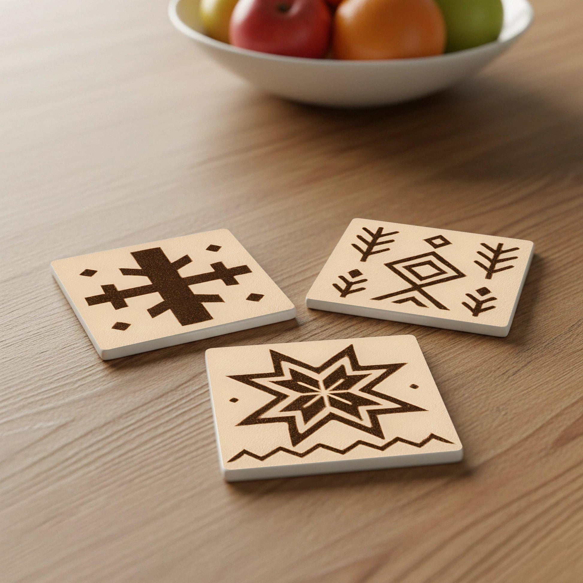 Sottobicchieri Runas nórdicas — Set da Tavola per Amanti del Design