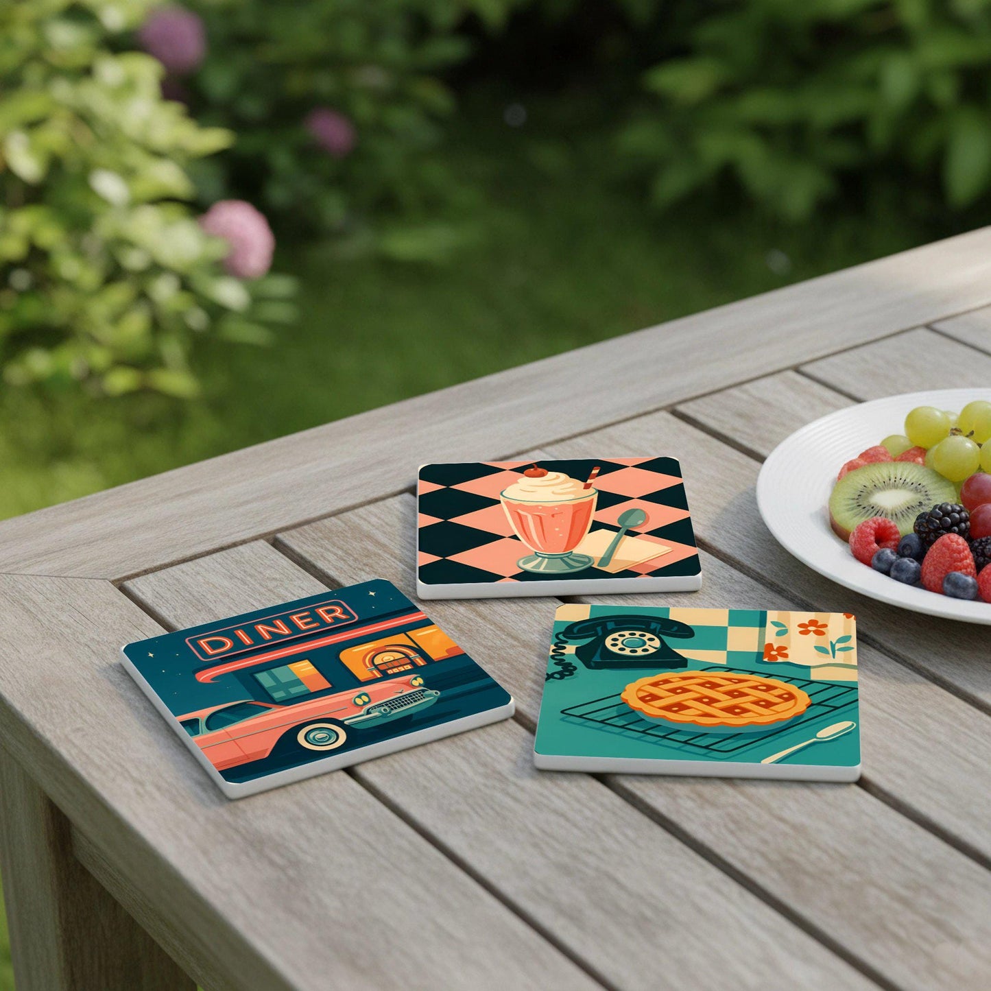 Posavasos Estilo retro diner