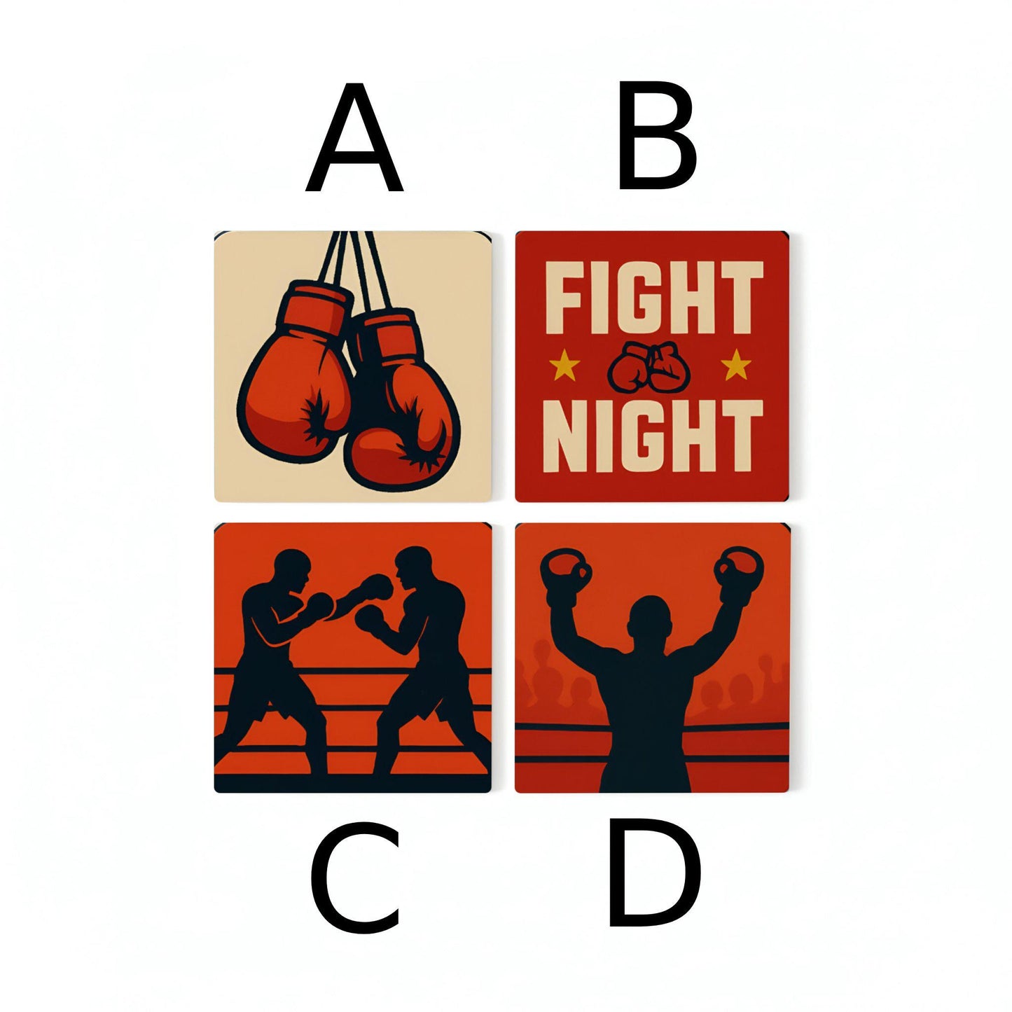 Posavasos Boxeo