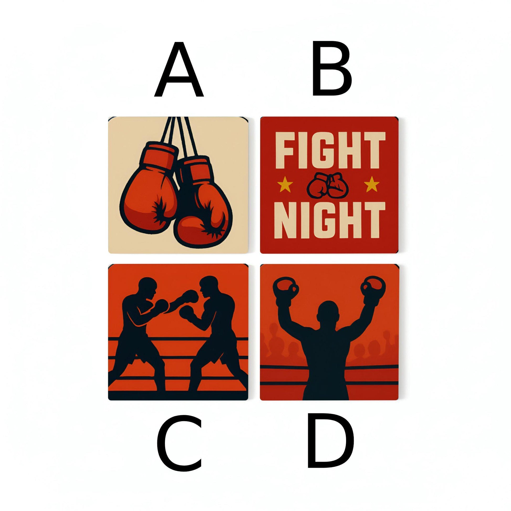 Posavasos Boxeo