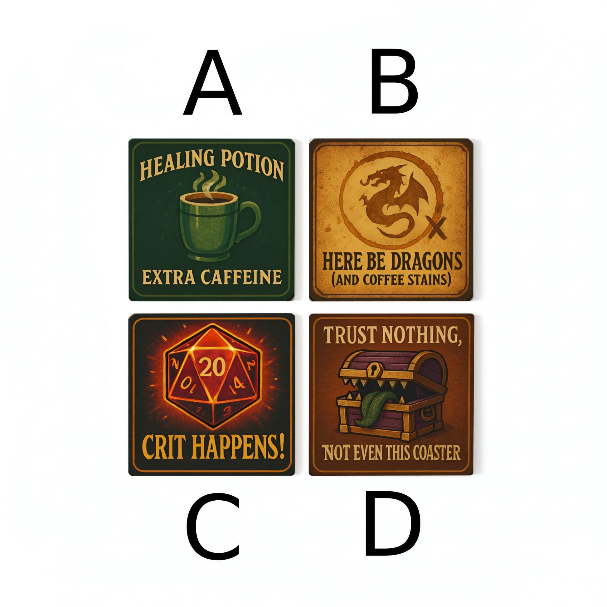 Posavasos D&D