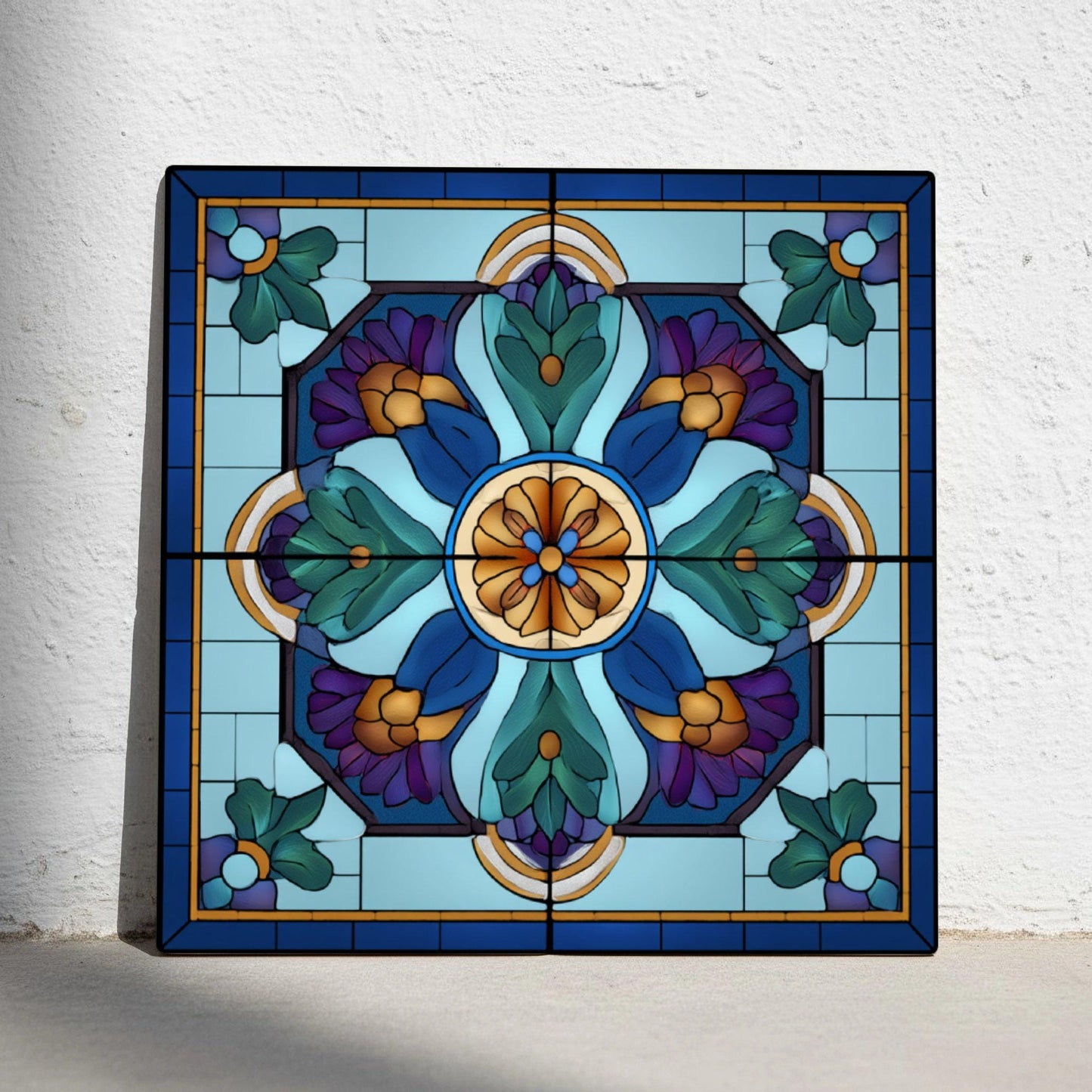Fliese Chartres Inspiriert · Präzise Linien-Geometrie
