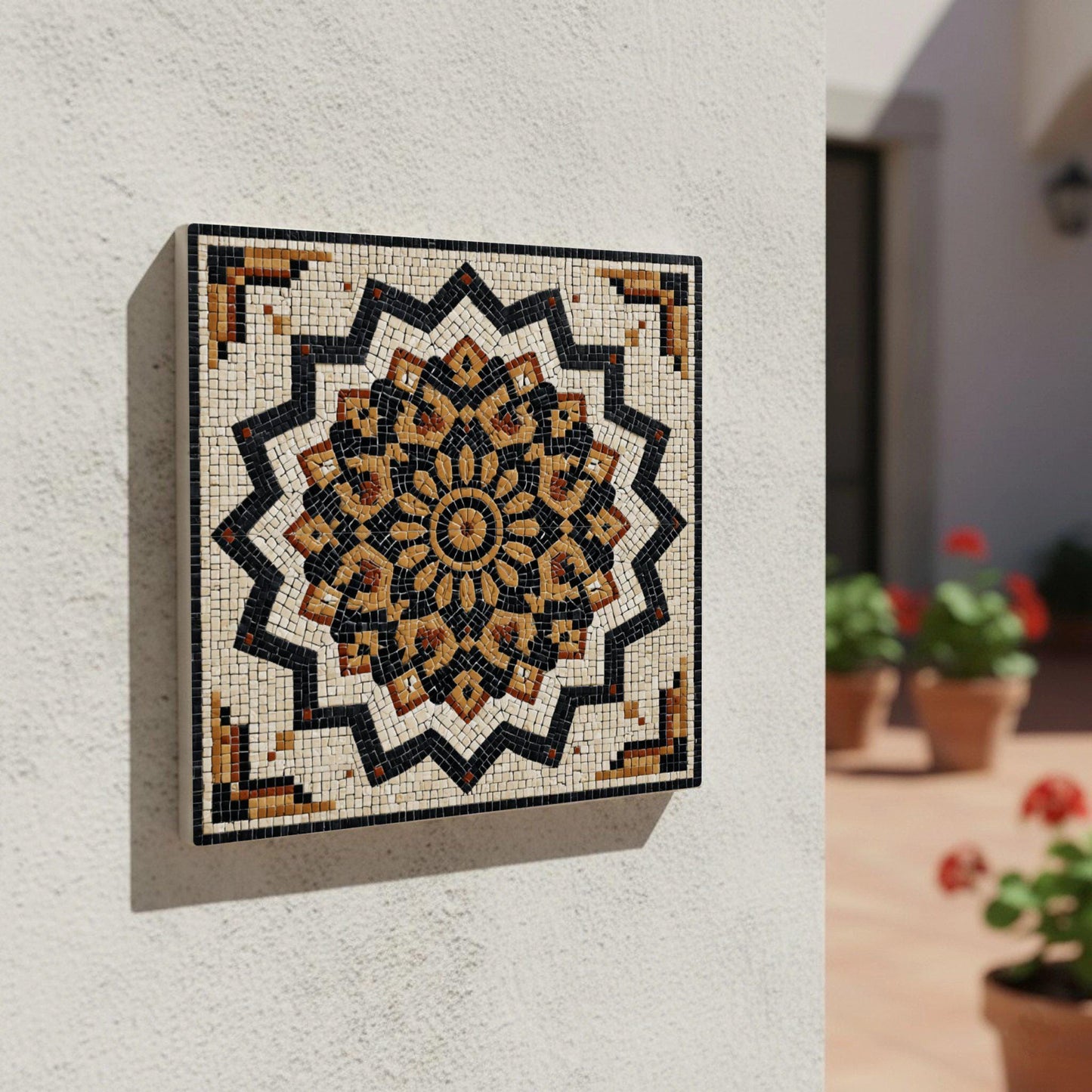 Sarajevo Mosaic — Geometric Pattern Ceramic Tile