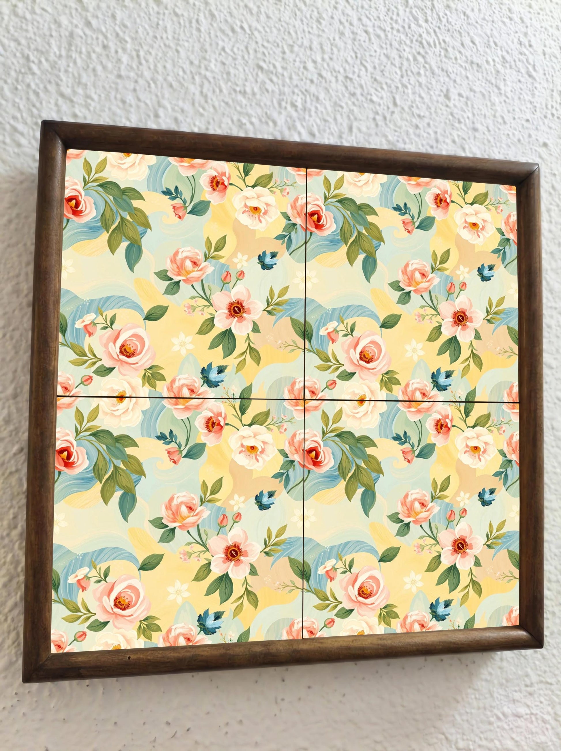 Azulejo Pastel floral