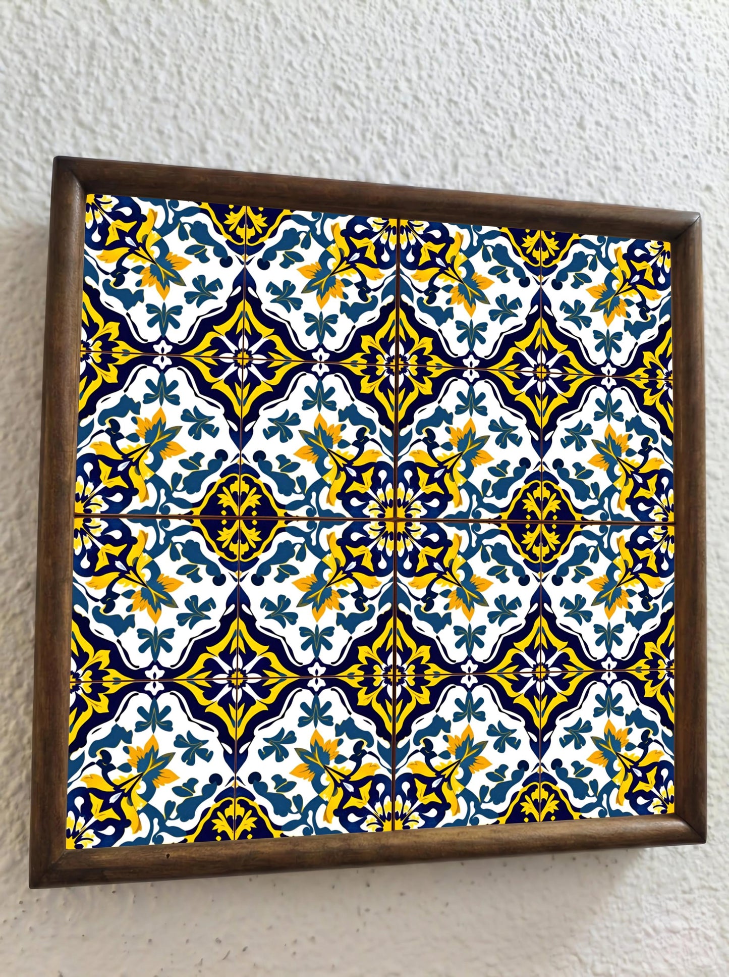 Marseille Provençal · Keramik-Wandfliese — Ornament im Vintage-Stil