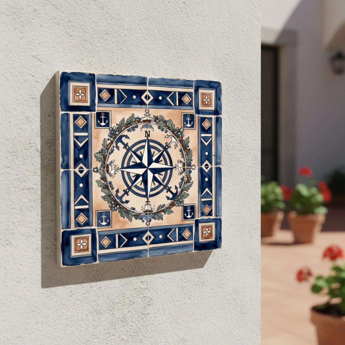 Piastrella Grand Marittimo Rosa dei Venti · Stile Mediterraneo