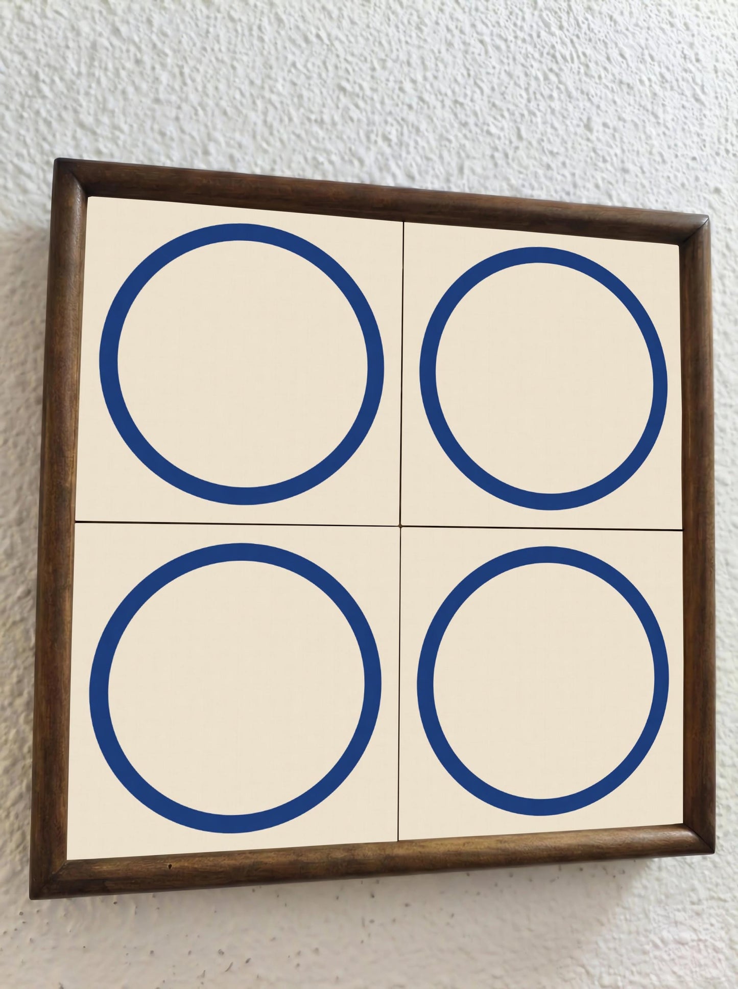 Azulejo Azul círculo minimalista