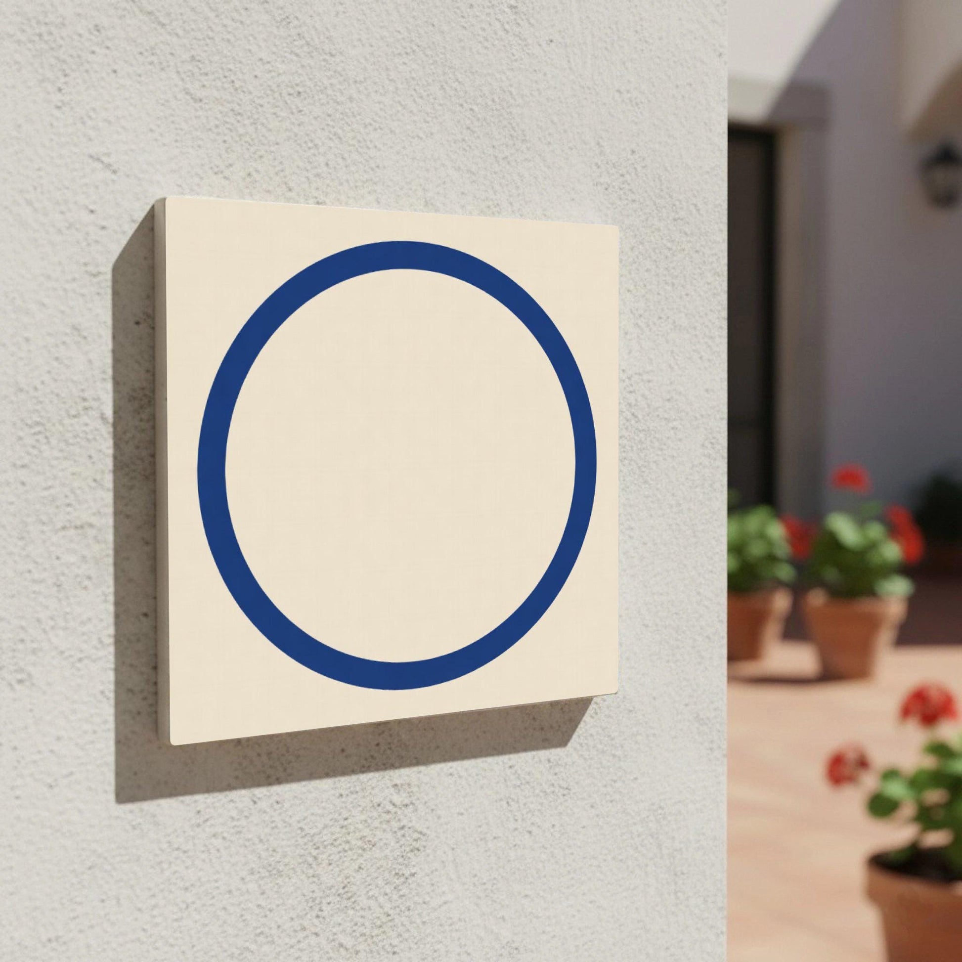 Azulejo Azul círculo minimalista