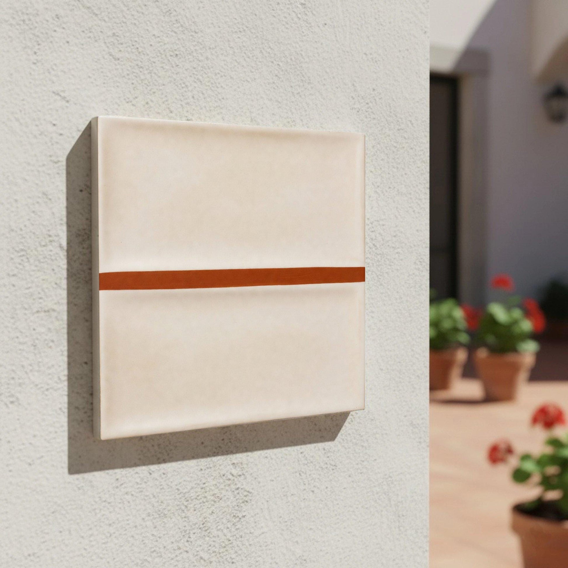 Rayas Minimalist — Classic Decorative Pattern Ceramic Tile