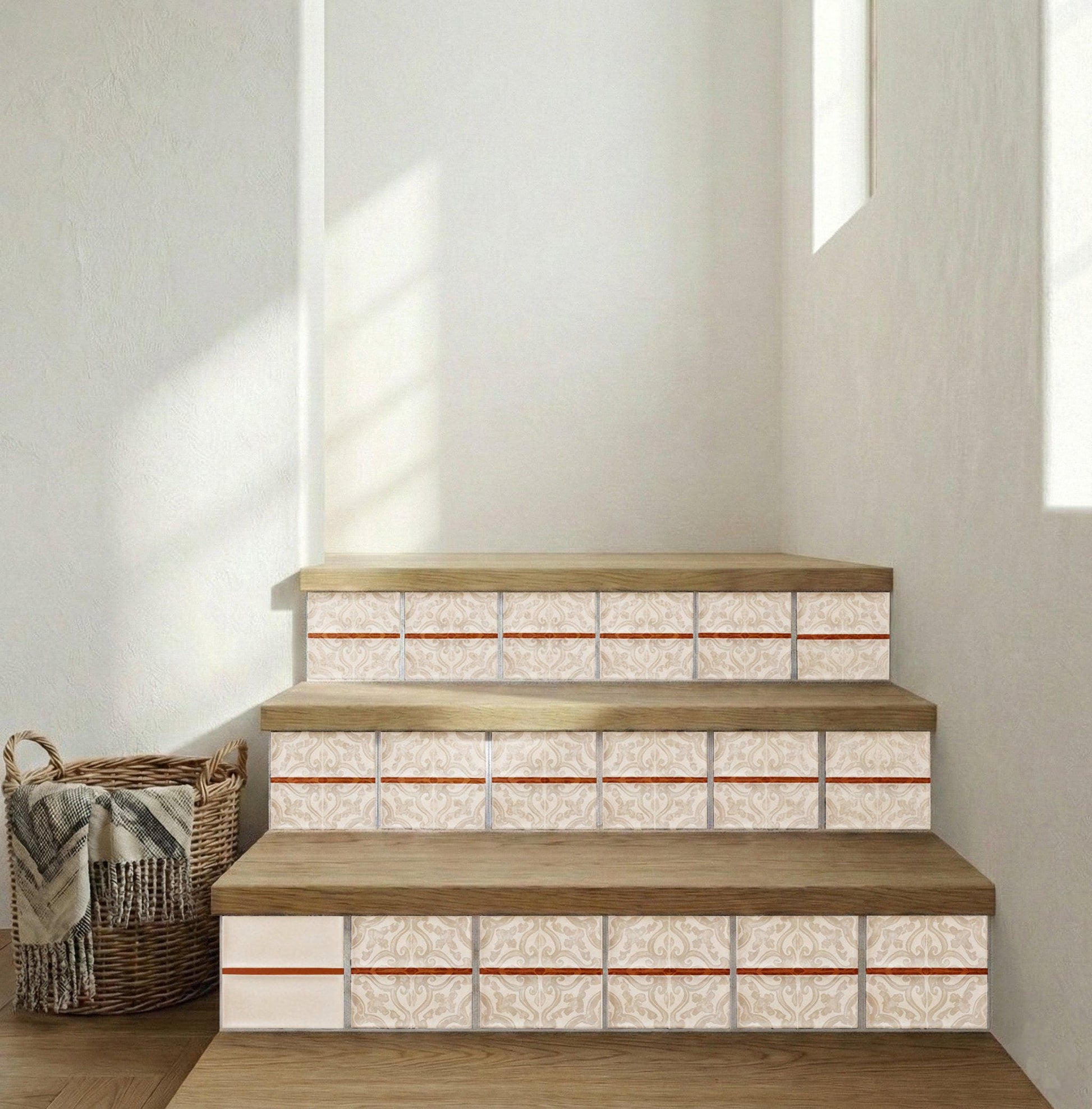 Rayas Minimalist — Classic Decorative Pattern Ceramic Tile
