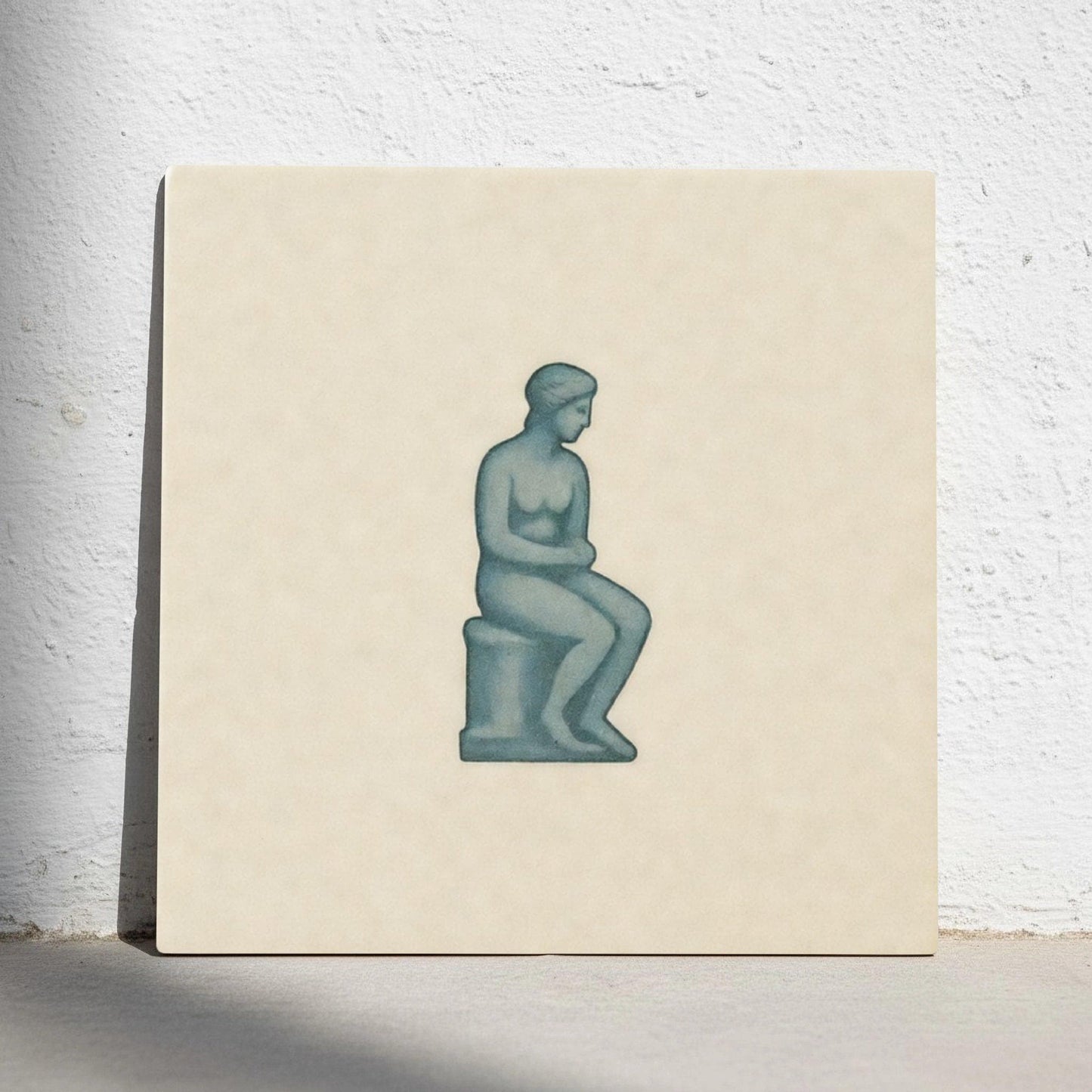Ceramic Tile Figure Classic — Vintage-Style Ornament