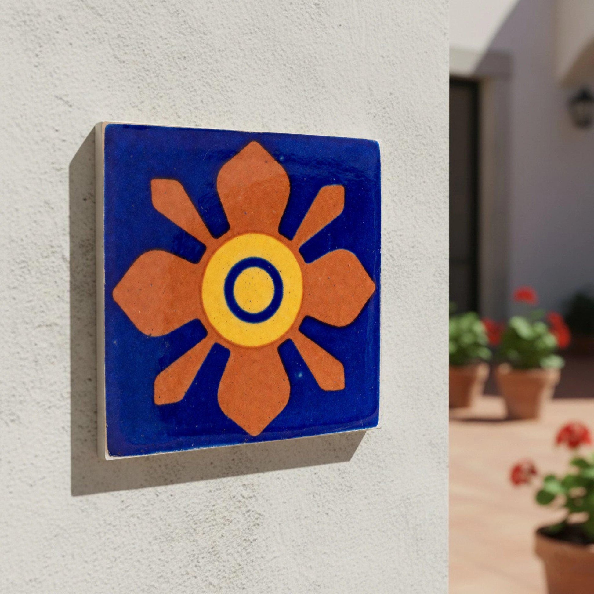 Fliese Mexikanische Talavera · Talavera-Volkskunst-Farben